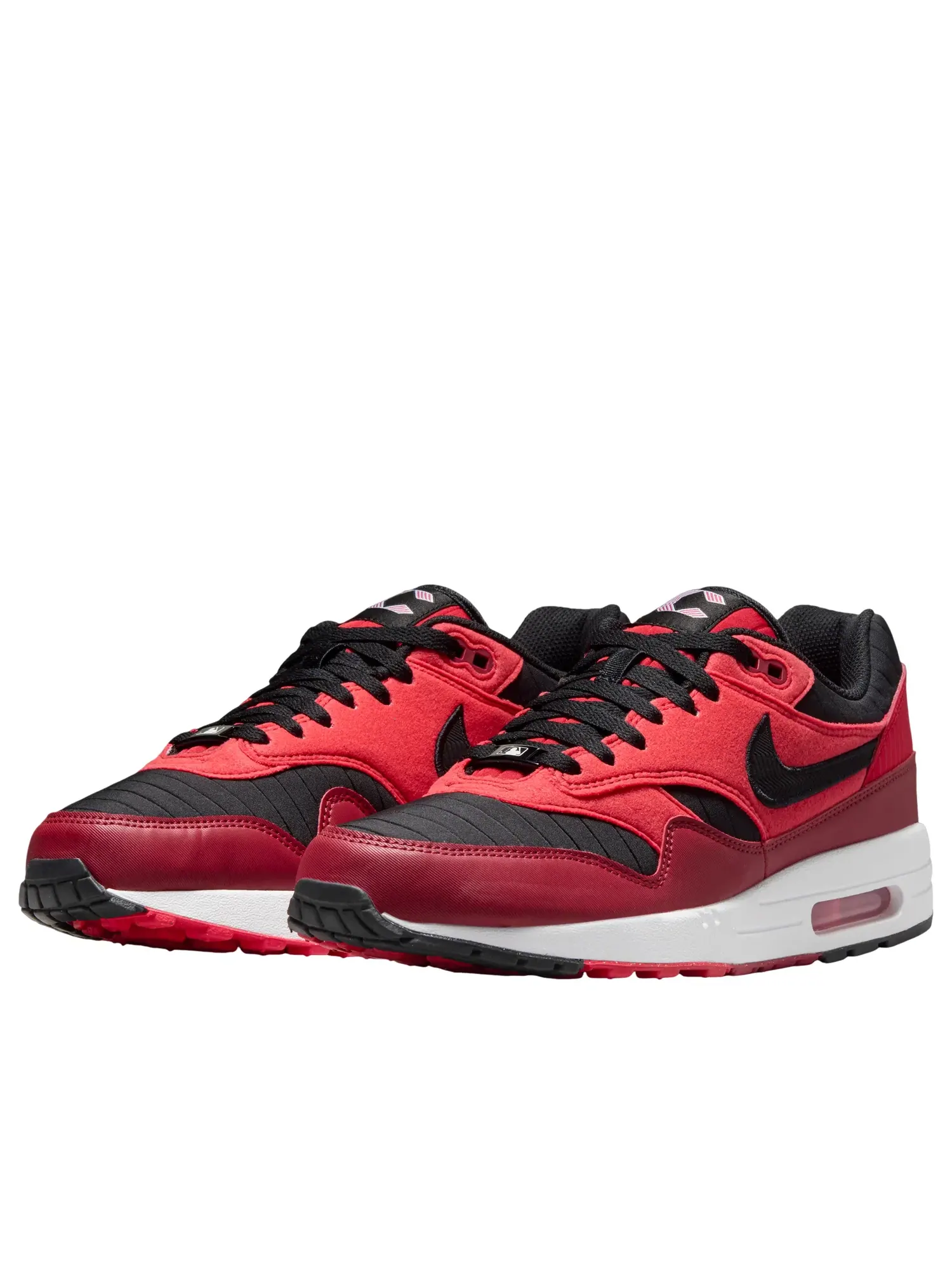 Мужские кроссовки с замшевым верхом Nike Air Max 1 Reds — изображение 2 из 6, красный