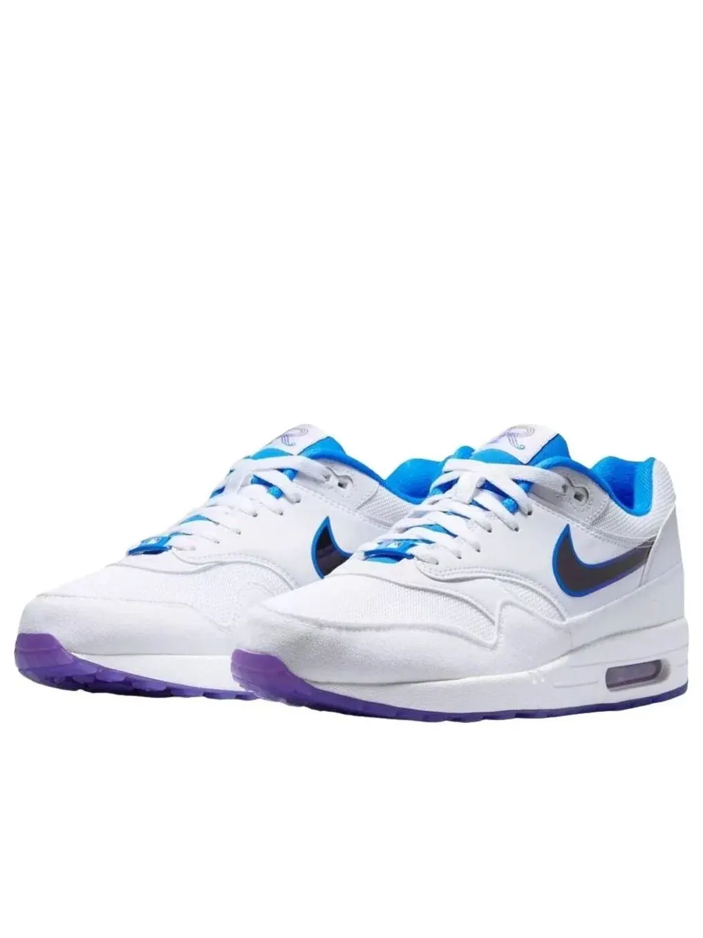 Мужские кроссовки с верхом из кожи и замши Air Max 1 Kansas City Royals City Connect Nike — изображение 2 из 7, белый