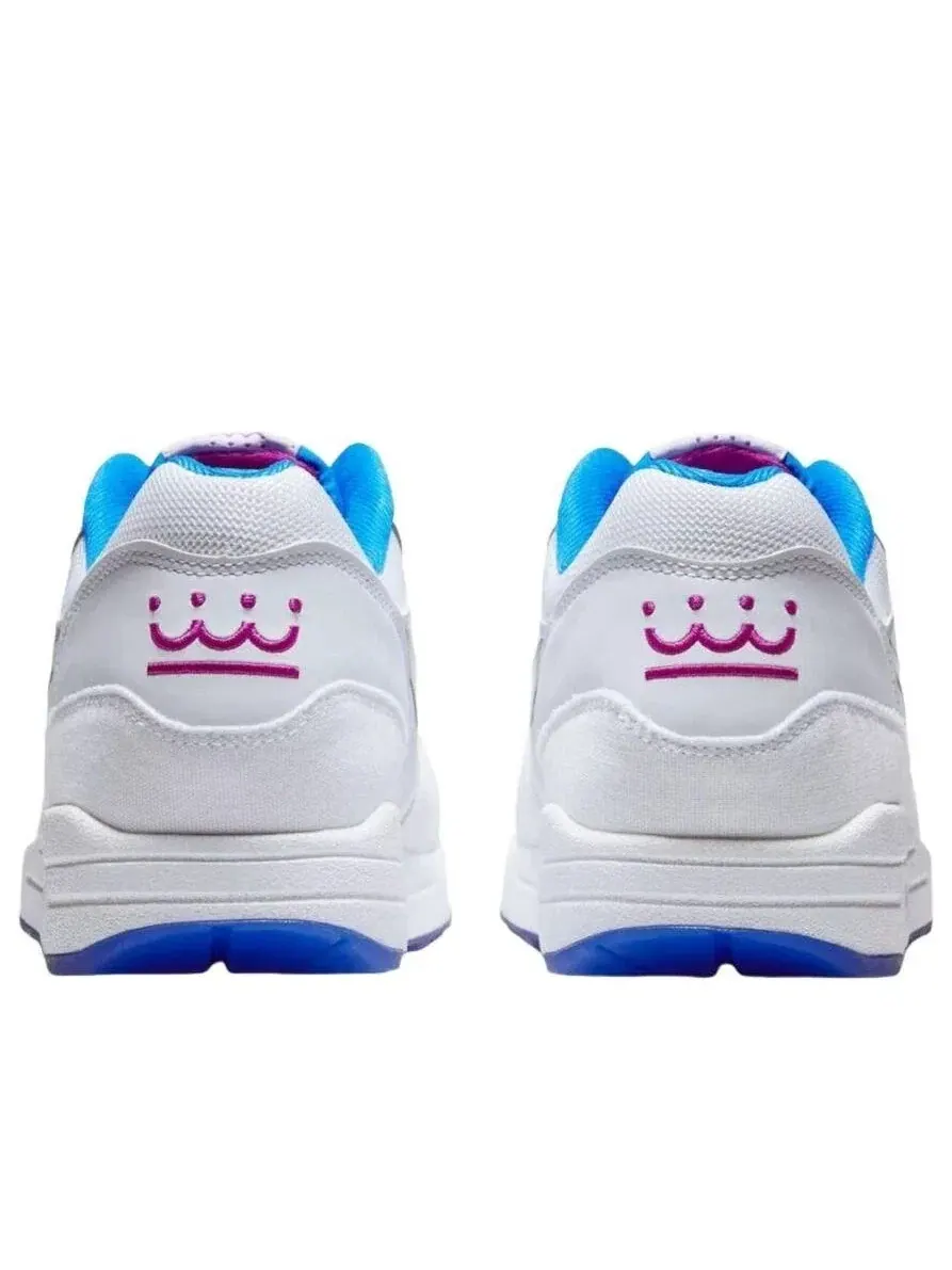 Мужские кроссовки с верхом из кожи и замши Air Max 1 Kansas City Royals City Connect Nike — изображение 4 из 7, белый