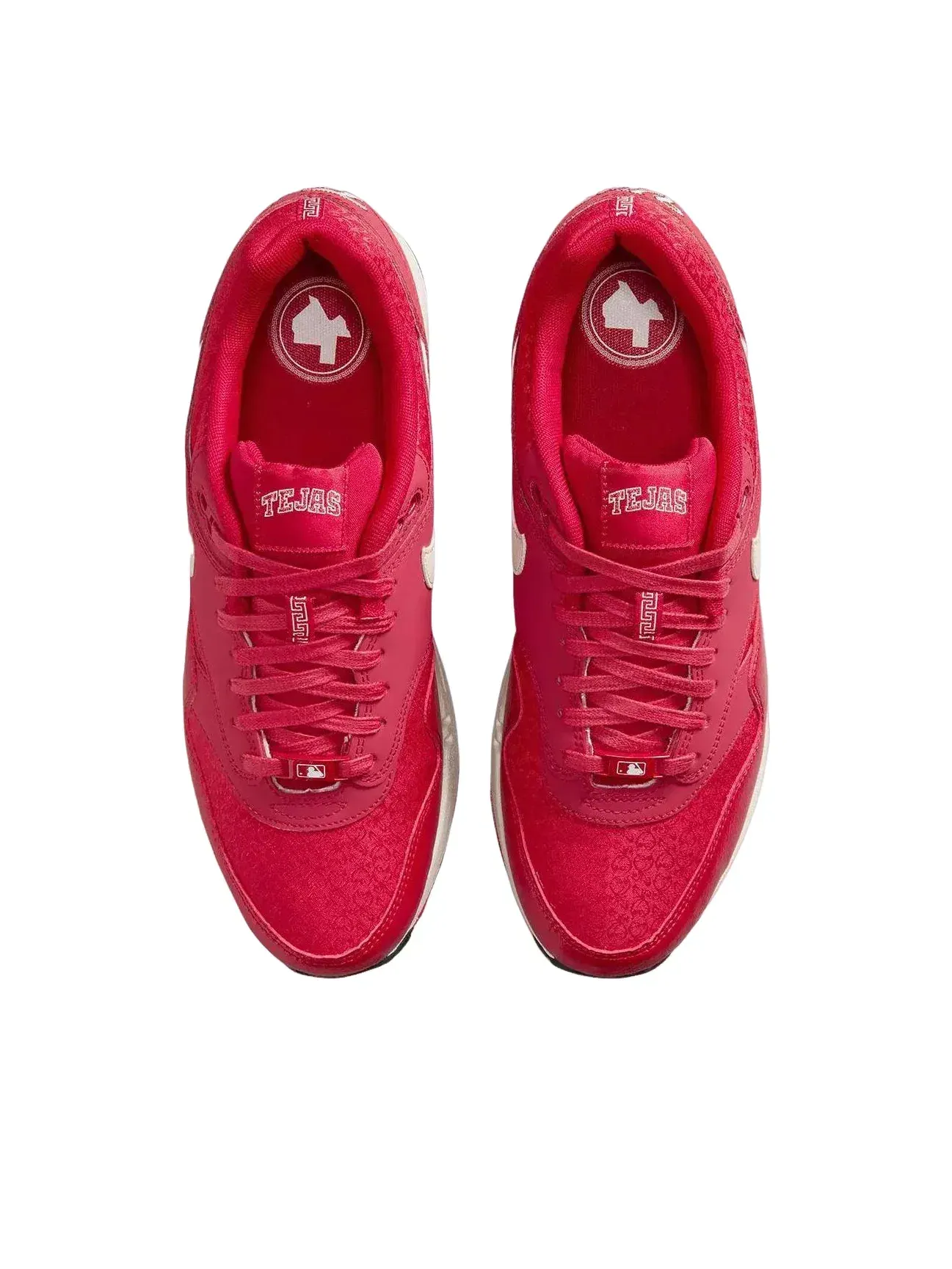 Мужские кроссовки с круглым носком Air Max 1 Texas Rangers Nike — изображение 4 из 6, красный