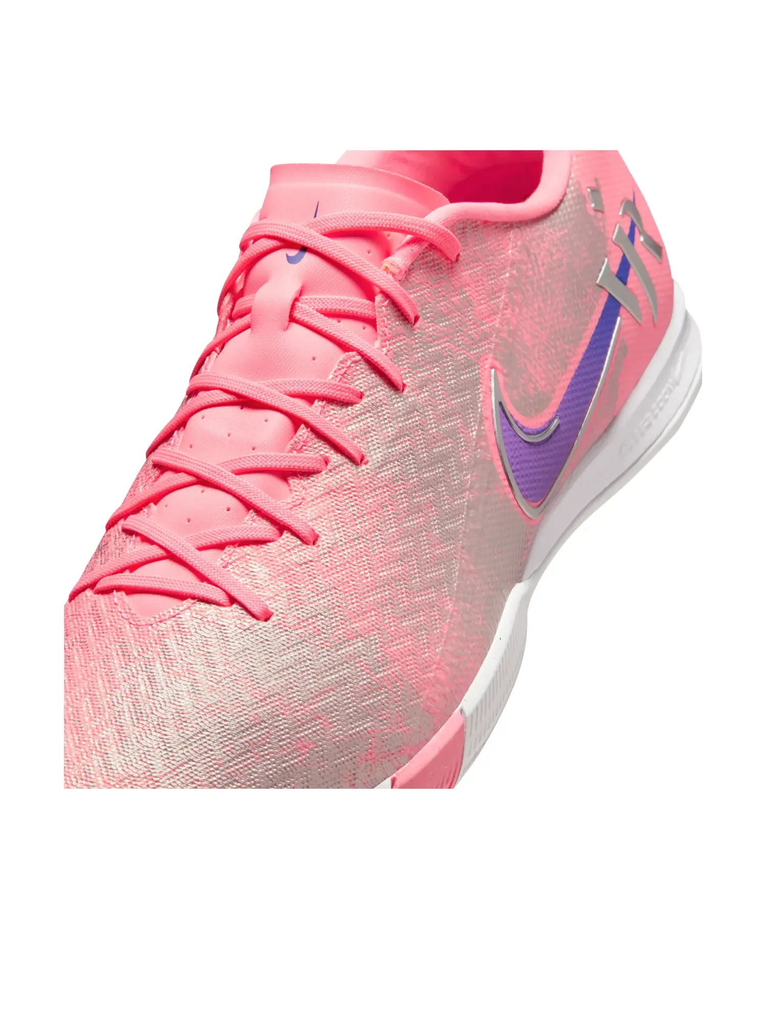 Кроссовки Nike x Vini Jr Zoom Mercurial Vapor 16 Indoor 'Sunset Pulse' — изображение 5 из 6, розовый