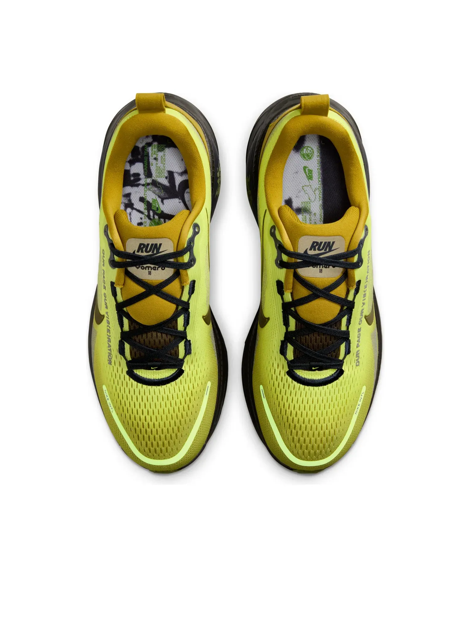 Кроссовки Nike Air Zoom Vomero 18 SE 'Sonic Yellow Peat Moss' — изображение 2 из 6, желтый
