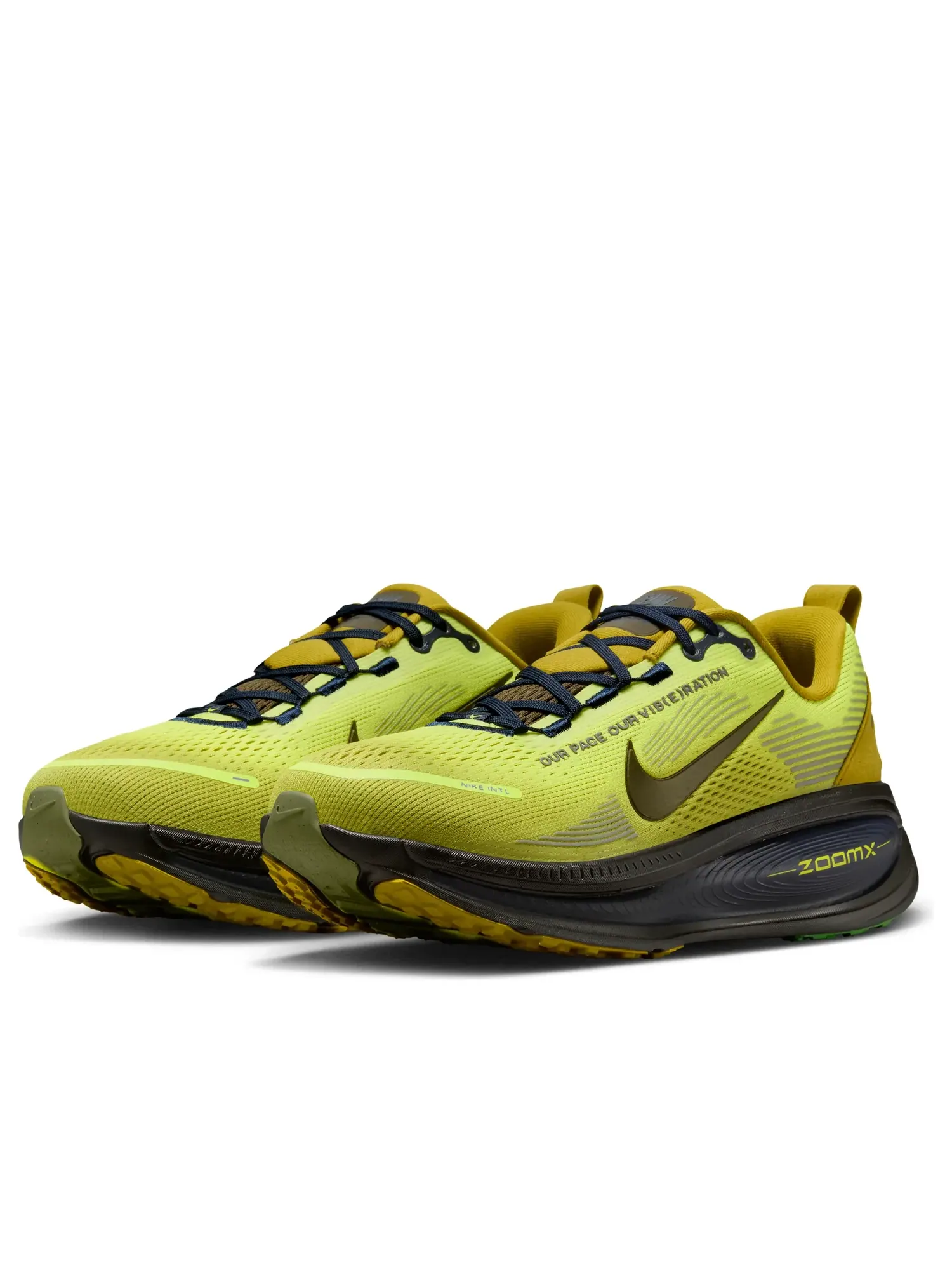 Кроссовки Nike Air Zoom Vomero 18 SE 'Sonic Yellow Peat Moss' — изображение 4 из 6, желтый