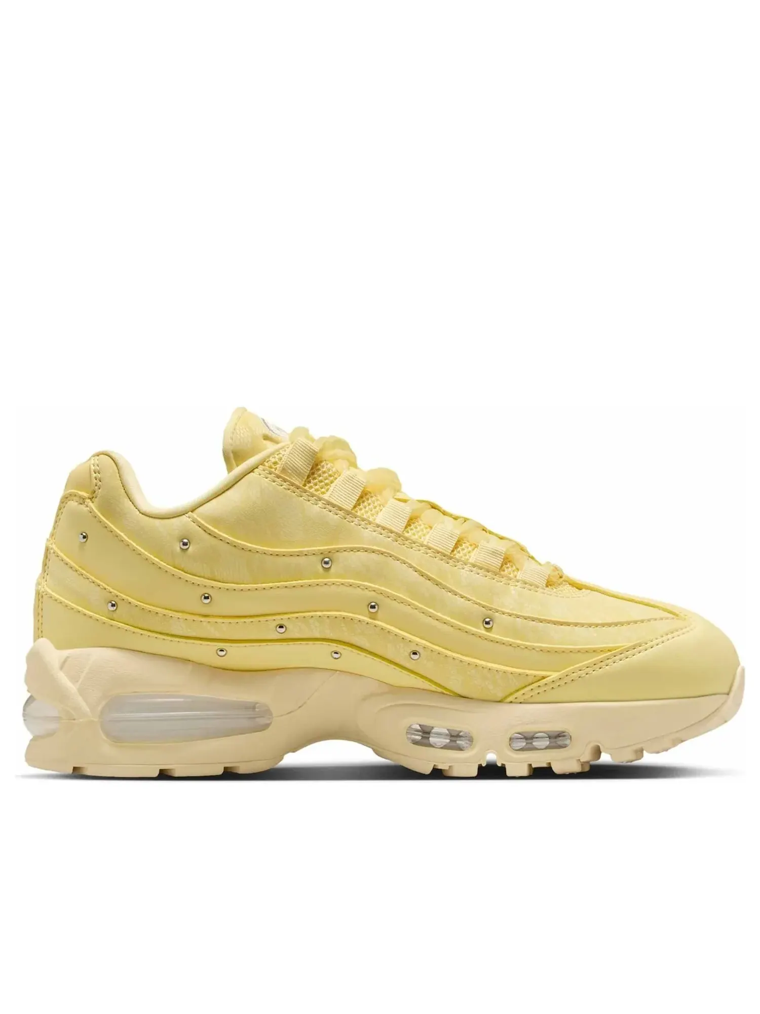 Кроссовки (WMNS) Nike Air Max 95 Big Bubble 'Soft Yellow' — изображение 2 из 6, желтый