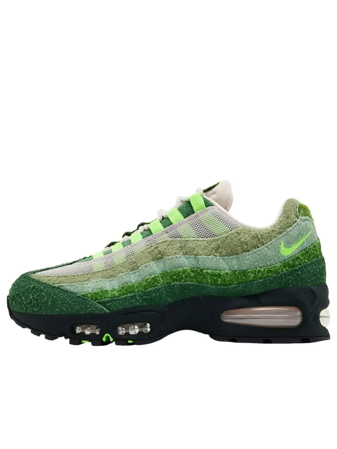 Кроссовки Nike x Oregon Ducks Air Max 95 'The Woods' — изображение 1 из 3, зеленый