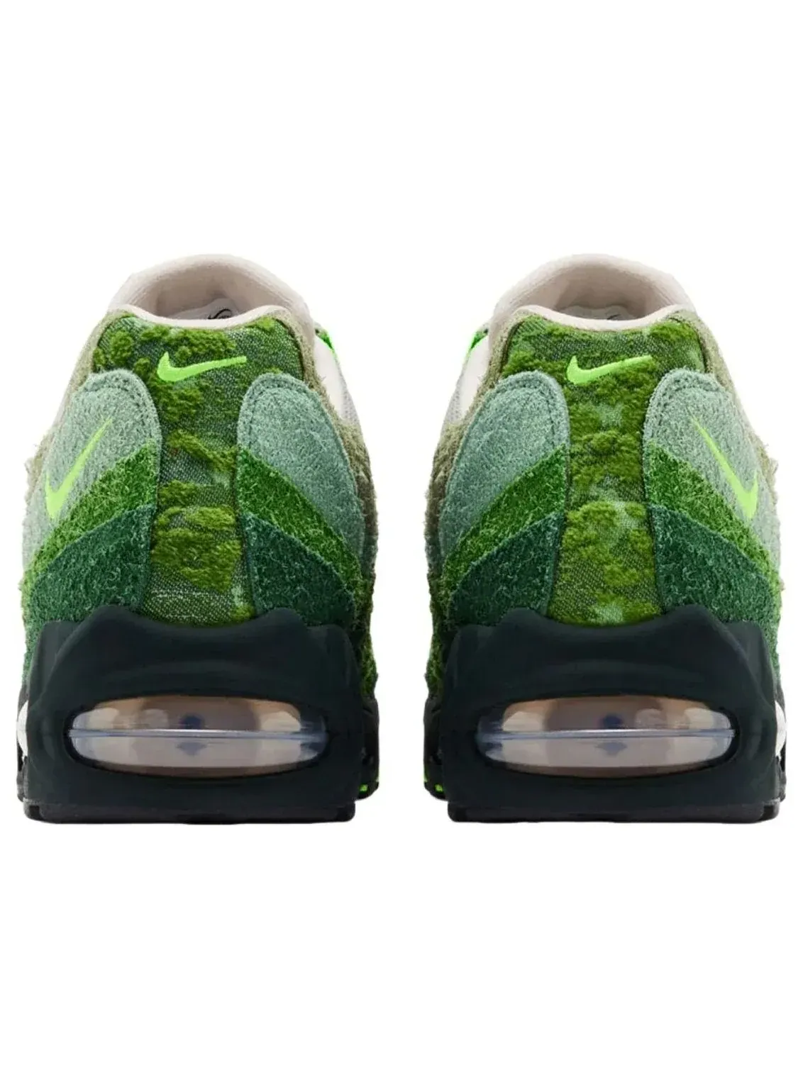 Кроссовки Nike x Oregon Ducks Air Max 95 'The Woods' — изображение 2 из 3, зеленый