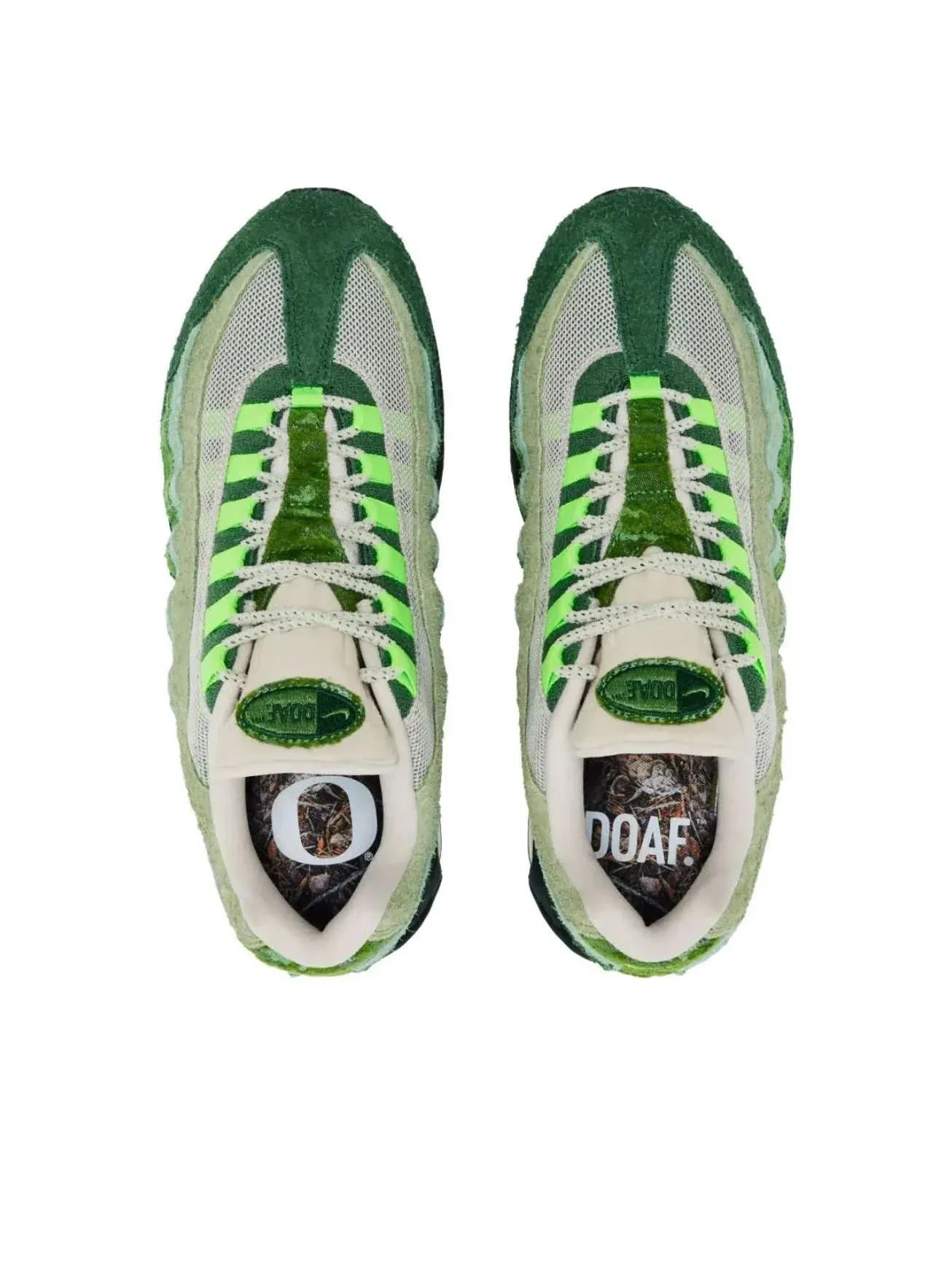 Кроссовки Nike x Oregon Ducks Air Max 95 'The Woods' — изображение 3 из 3, зеленый