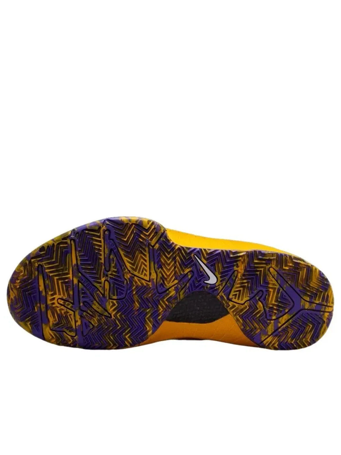 Детские кроссовки для баскетбола с кожаным верхом Draft Day Lakers Nike — изображение 5 из 6, золото