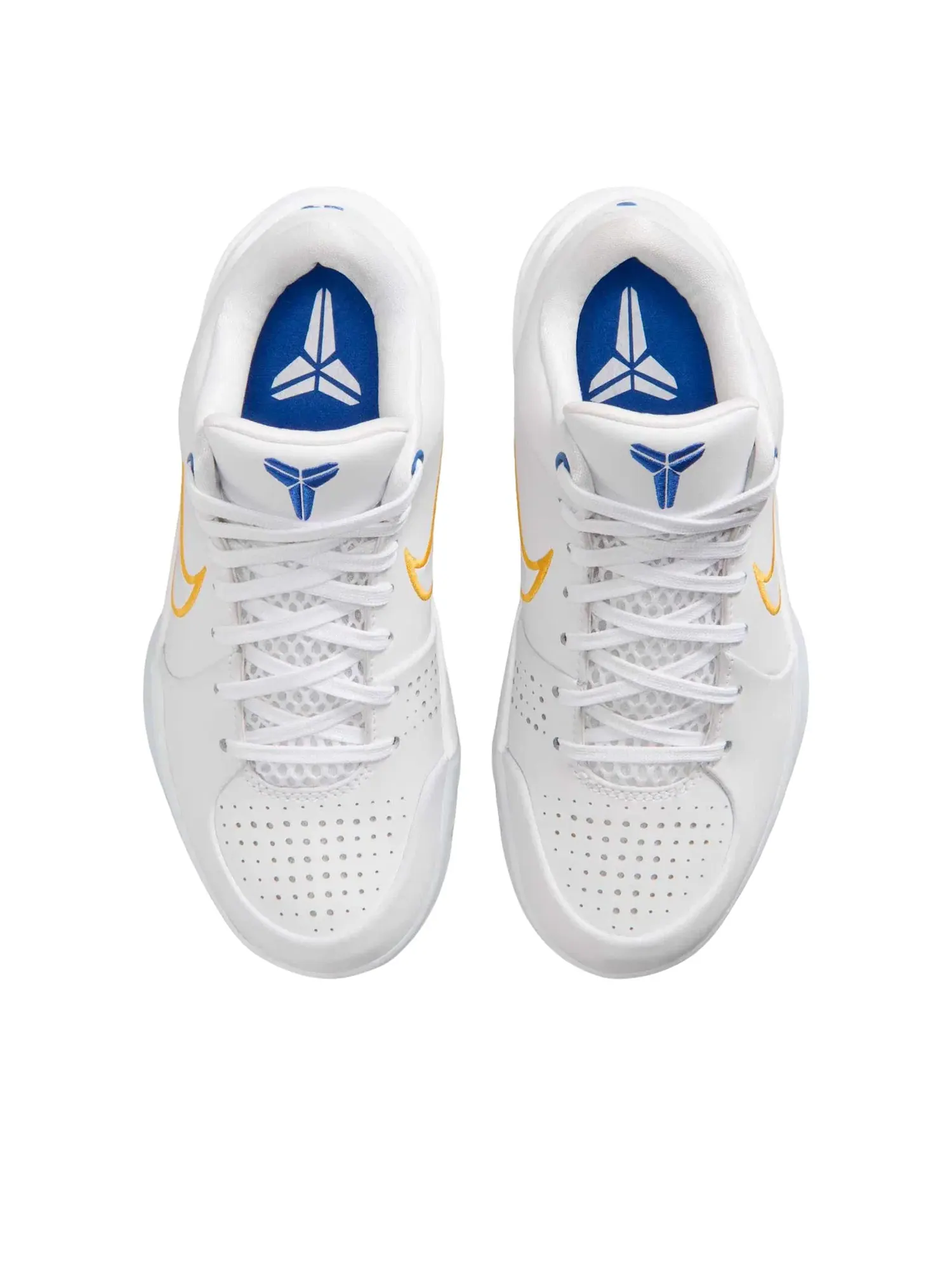 Детские кроссовки для баскетбола с низким верхом Nike Kobe 4 Draft Pack White Glacier Blue — изображение 4 из 6, белый