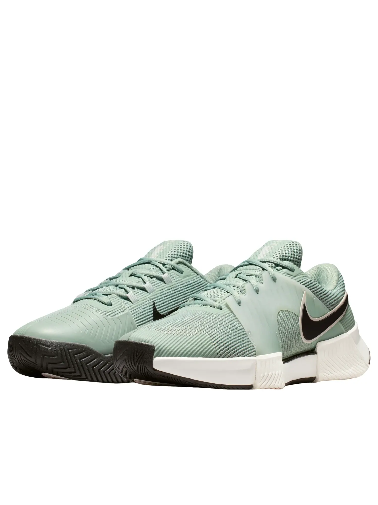 Кроссовки Nike GP Challenge 1.5 'Steam White Black' — изображение 4 из 6, зеленый
