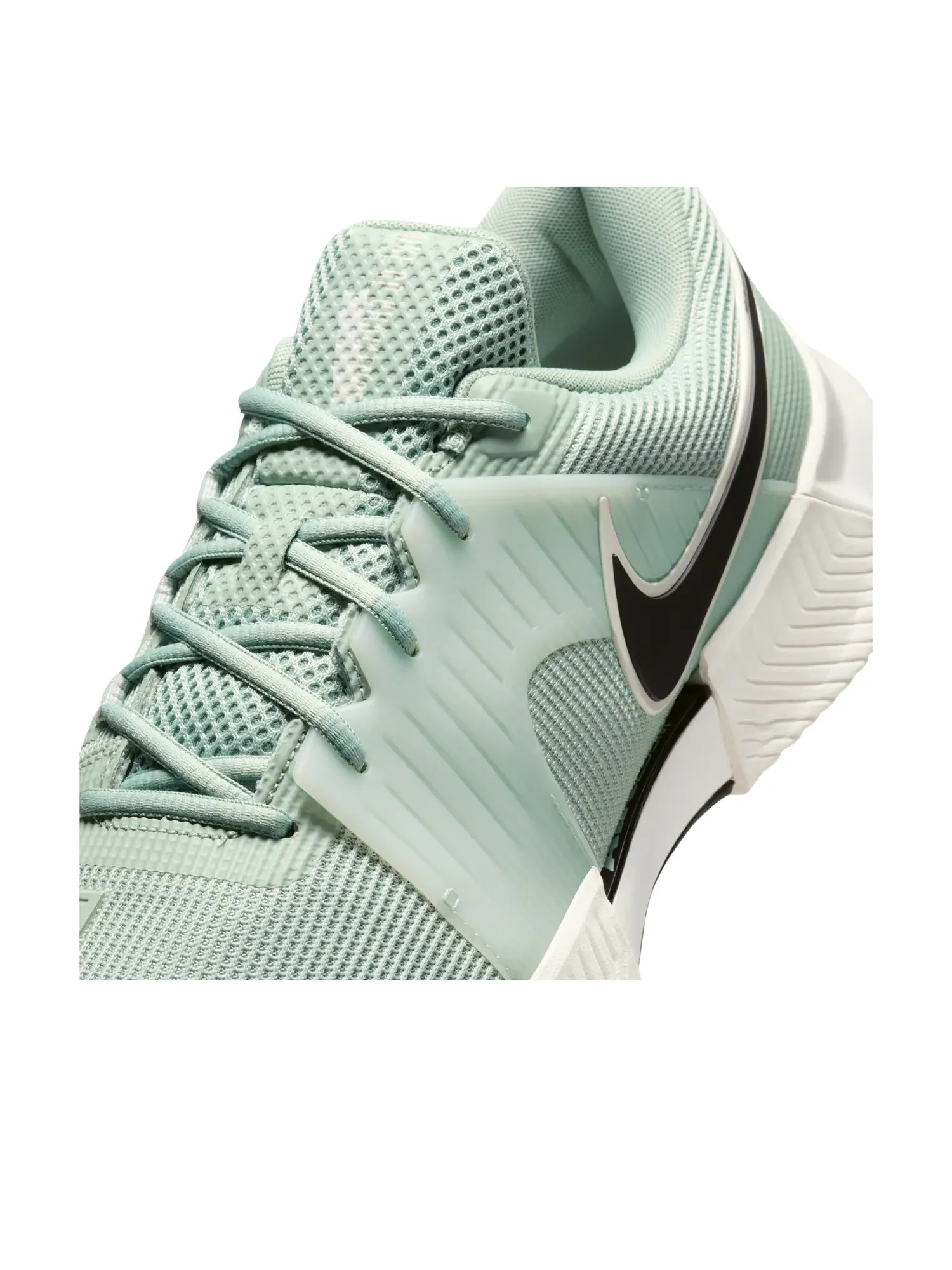 Кроссовки Nike GP Challenge 1.5 'Steam White Black' — изображение 5 из 6, зеленый