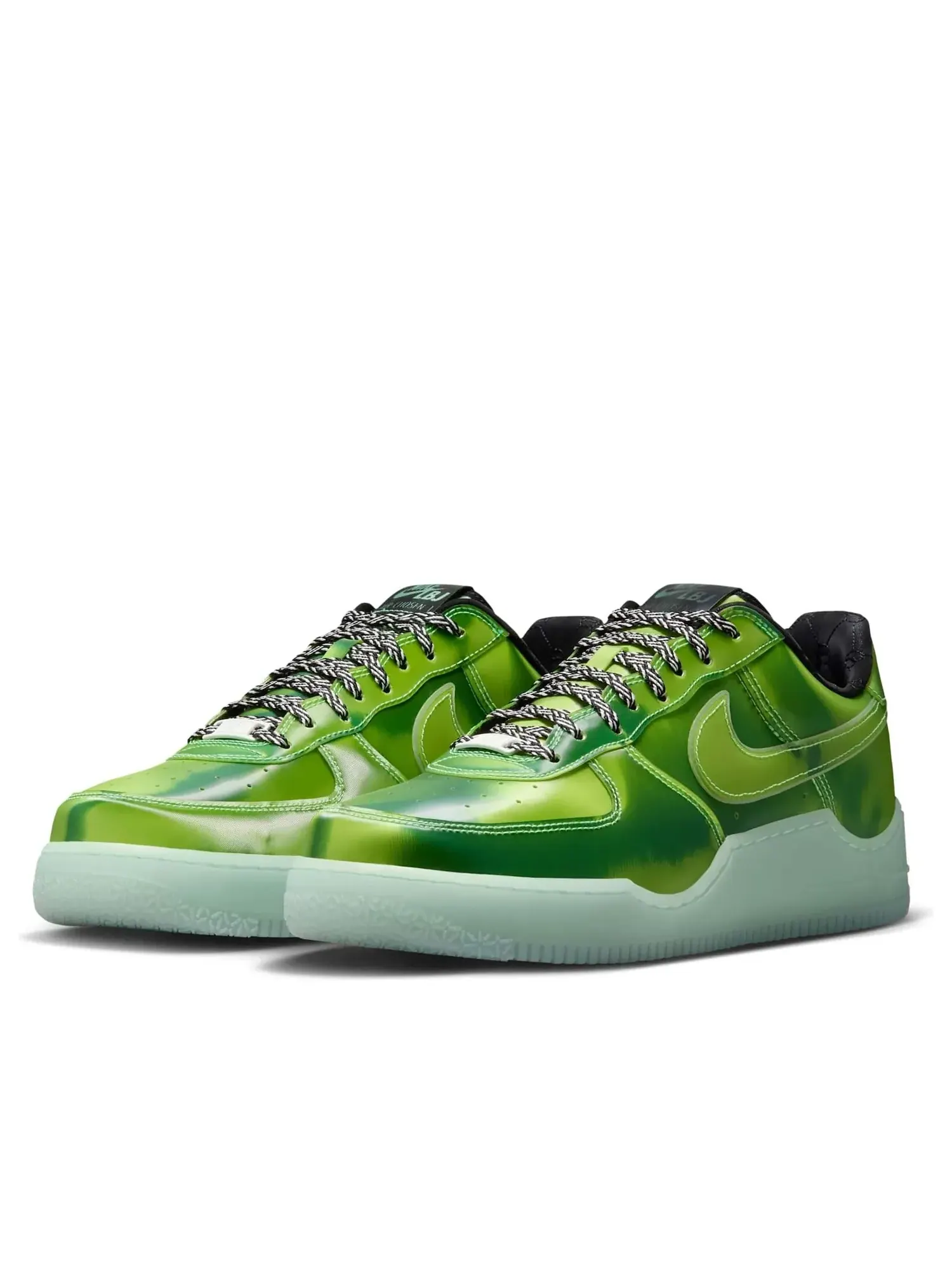 Кроссовки Nike Air Force 1 Low 'LeBron' — изображение 3 из 6, зеленый