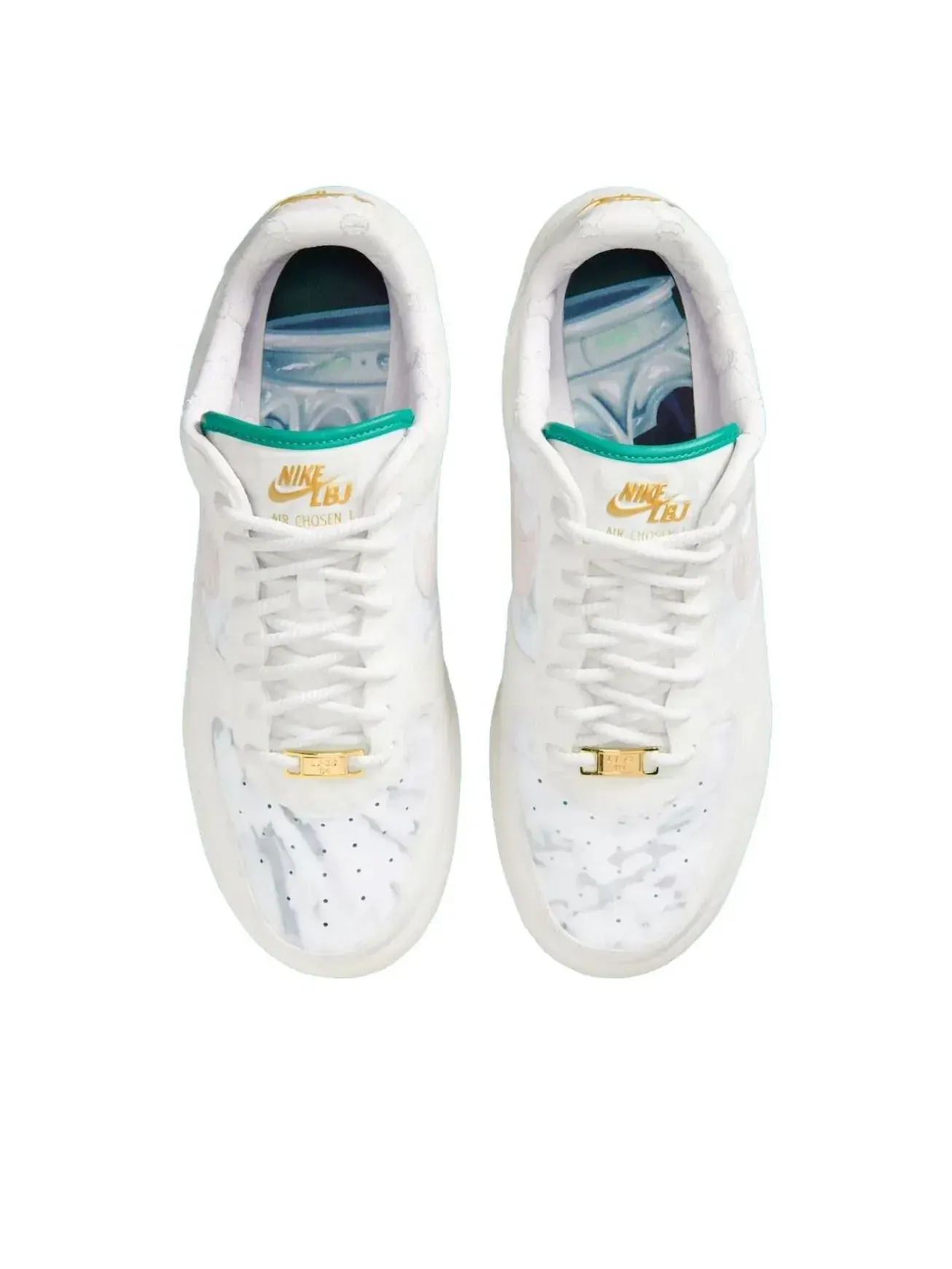 Кроссовки Nike x LeBron James Air Force 1 Low 'Beijing' IQ5373-100 — изображение 3 из 5, белый