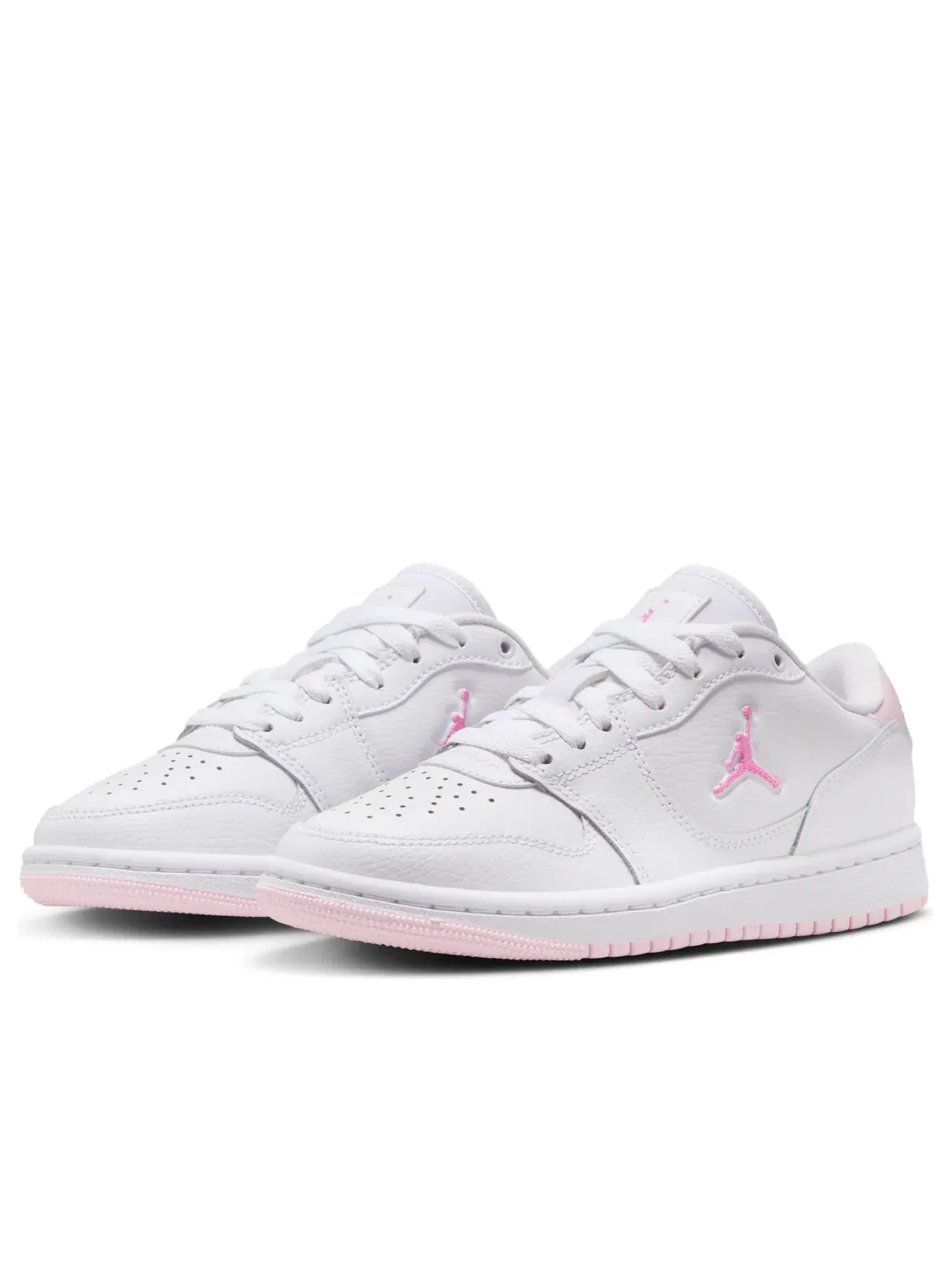 Кроссовки Air Jordan Court Connect Low 'White Pink Foam' IQ6016-101 — изображение 5 из 7, белый