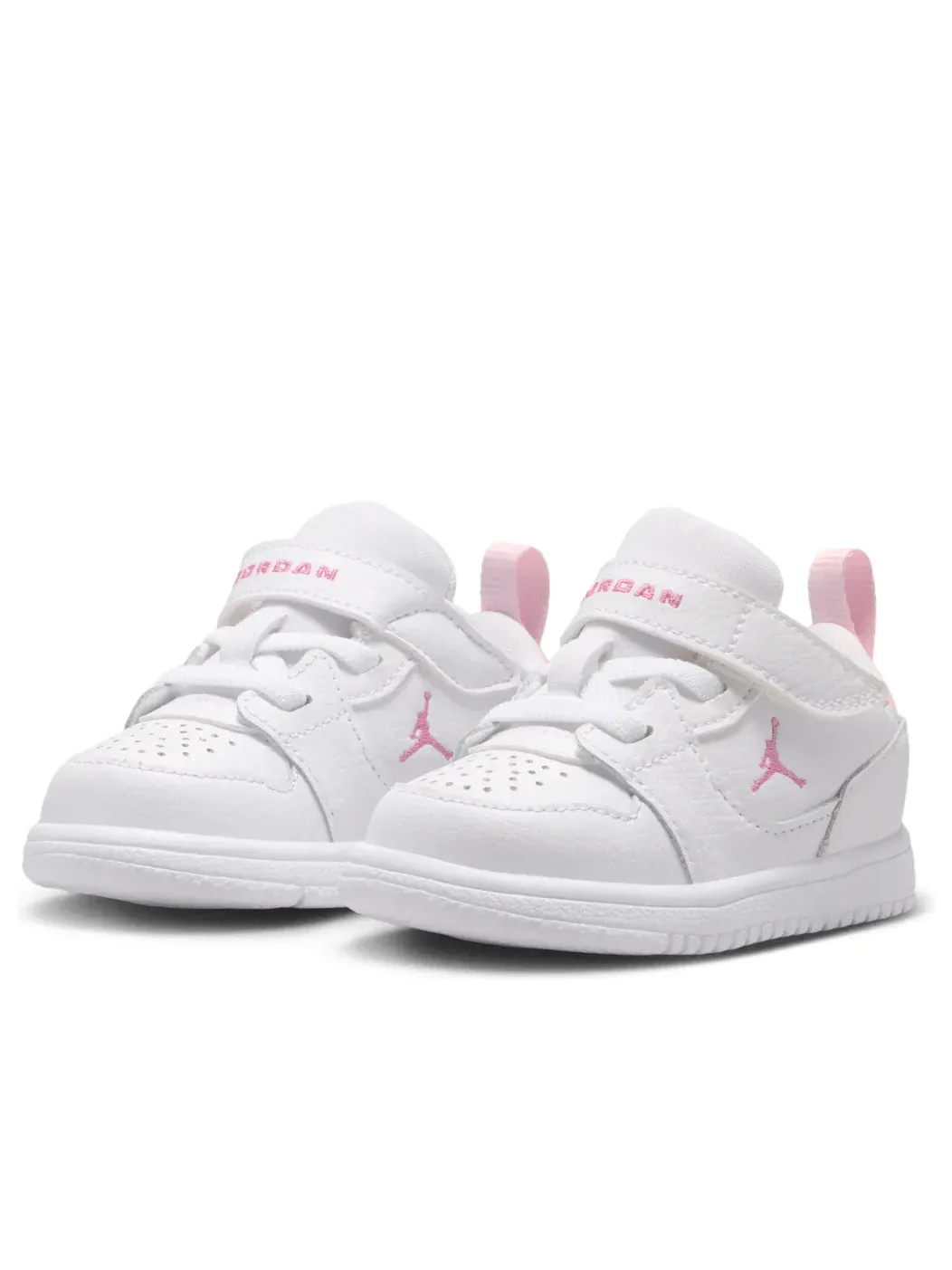 Кроссовки Air Jordan Court Connect Low 'White Pink Foam' IQ6047-101 — изображение 3 из 6, белый