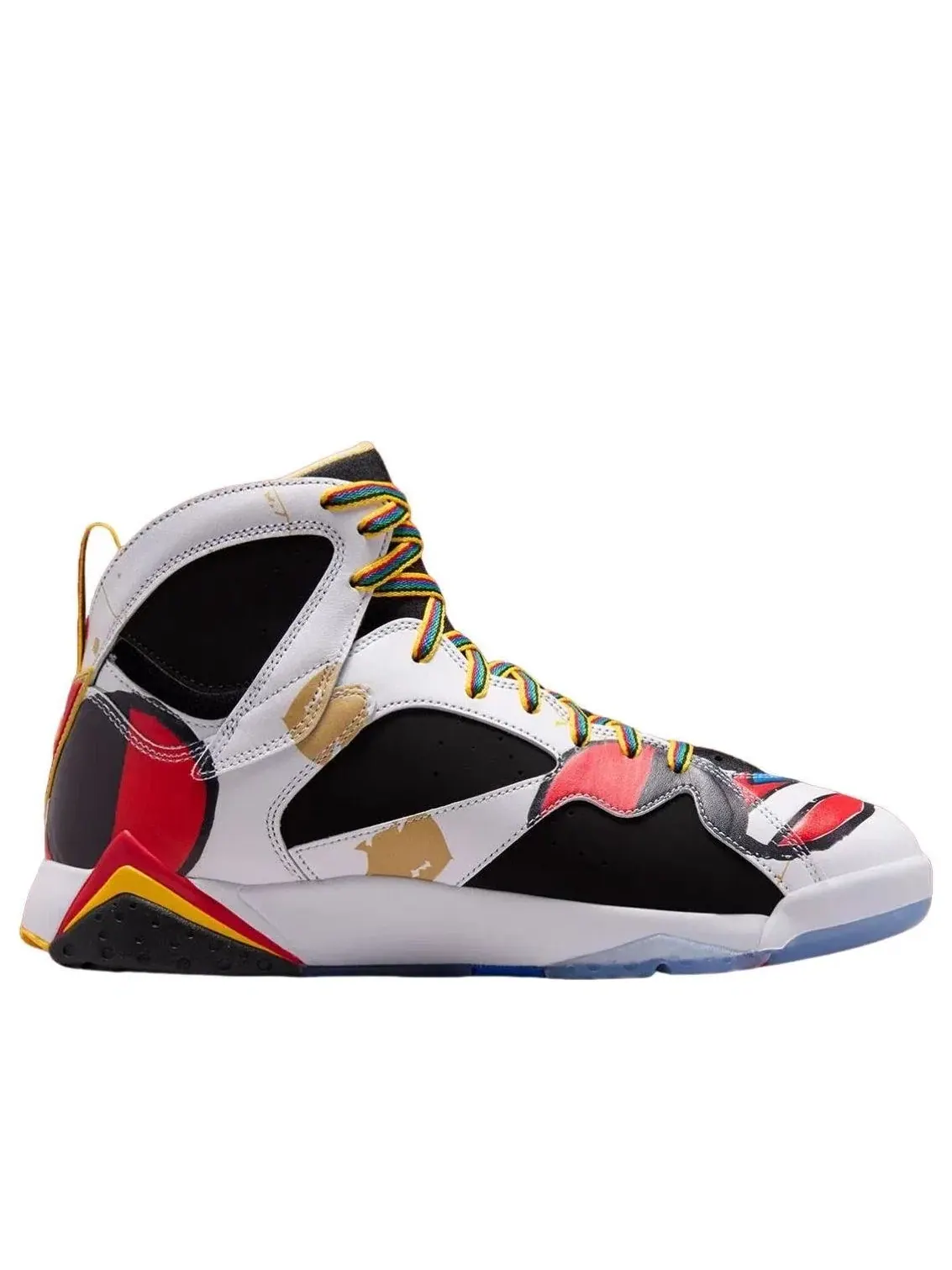 Мужские кроссовки с кожаным верхом Air Jordan 7 Retro Miro — изображение 2 из 6, белый