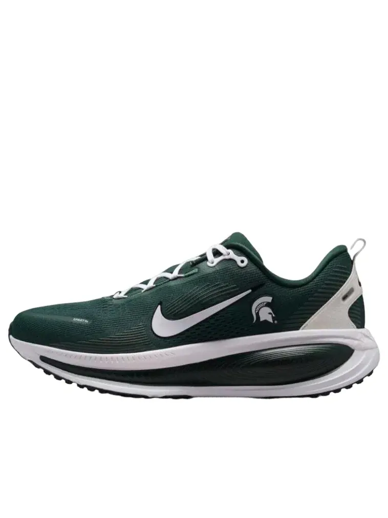 Мужские кроссовки для бега с шнуровкой Nike Air Zoom Vomero 18 Michigan State — изображение 1 из 2, зеленый
