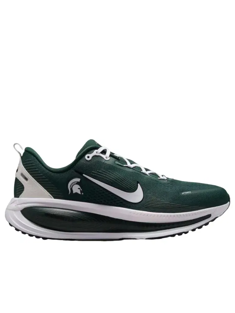 Мужские кроссовки для бега с шнуровкой Nike Air Zoom Vomero 18 Michigan State — изображение 2 из 2, зеленый