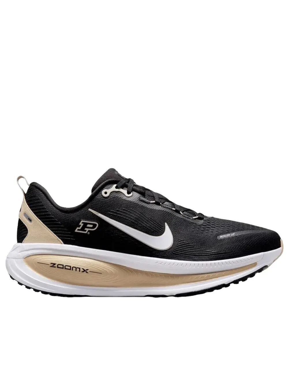 Мужские кроссовки для бега с шнуровкой Air Zoom Vomero 18 Purdue Nike — изображение 2 из 2, черный