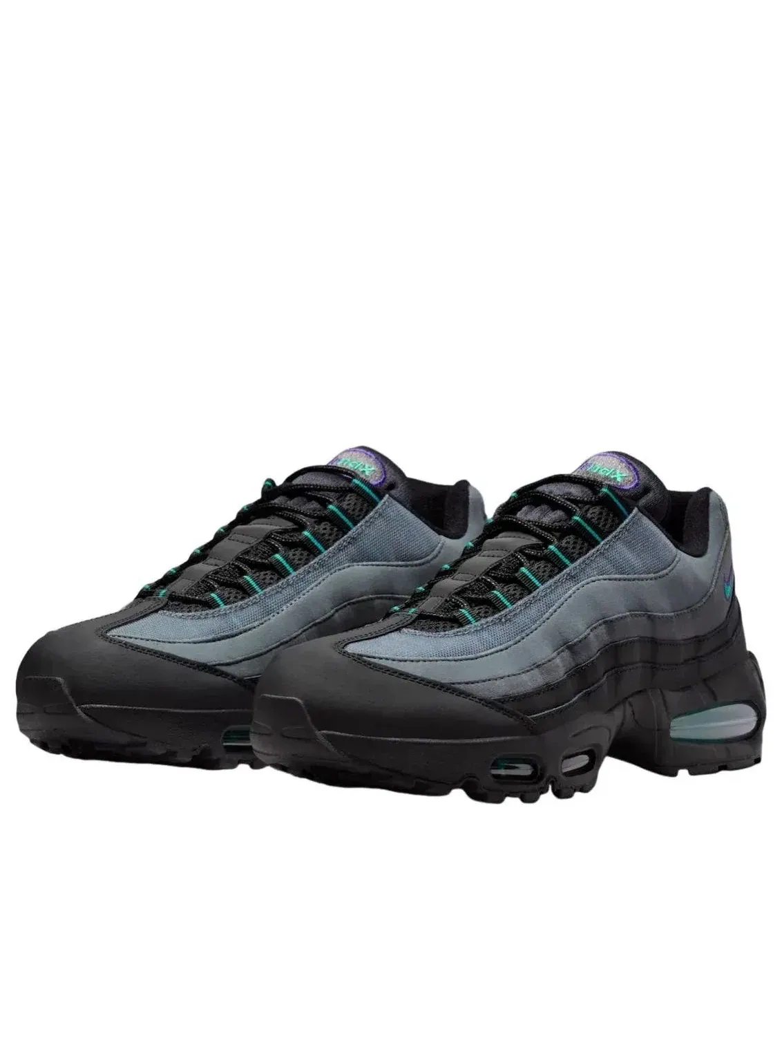Кроссовки Nike Air Max 95 OG Big Bubble 'Black Grape' IQ7601-010 — изображение 2 из 5, черный