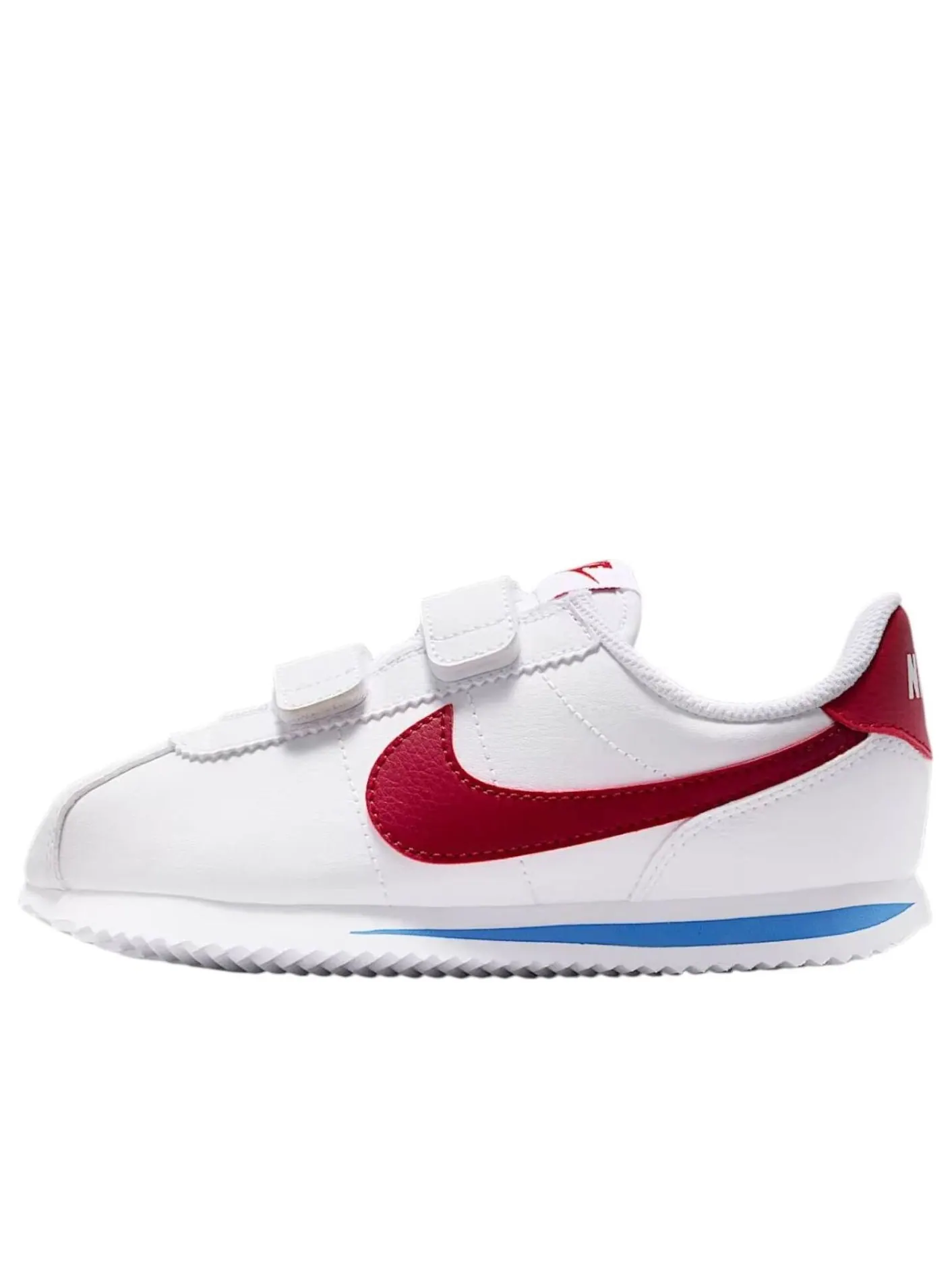 Кроссовки (PS) Nike Cortez 'White Varsity Blue Varsity Red' — изображение 1 из 6, белый