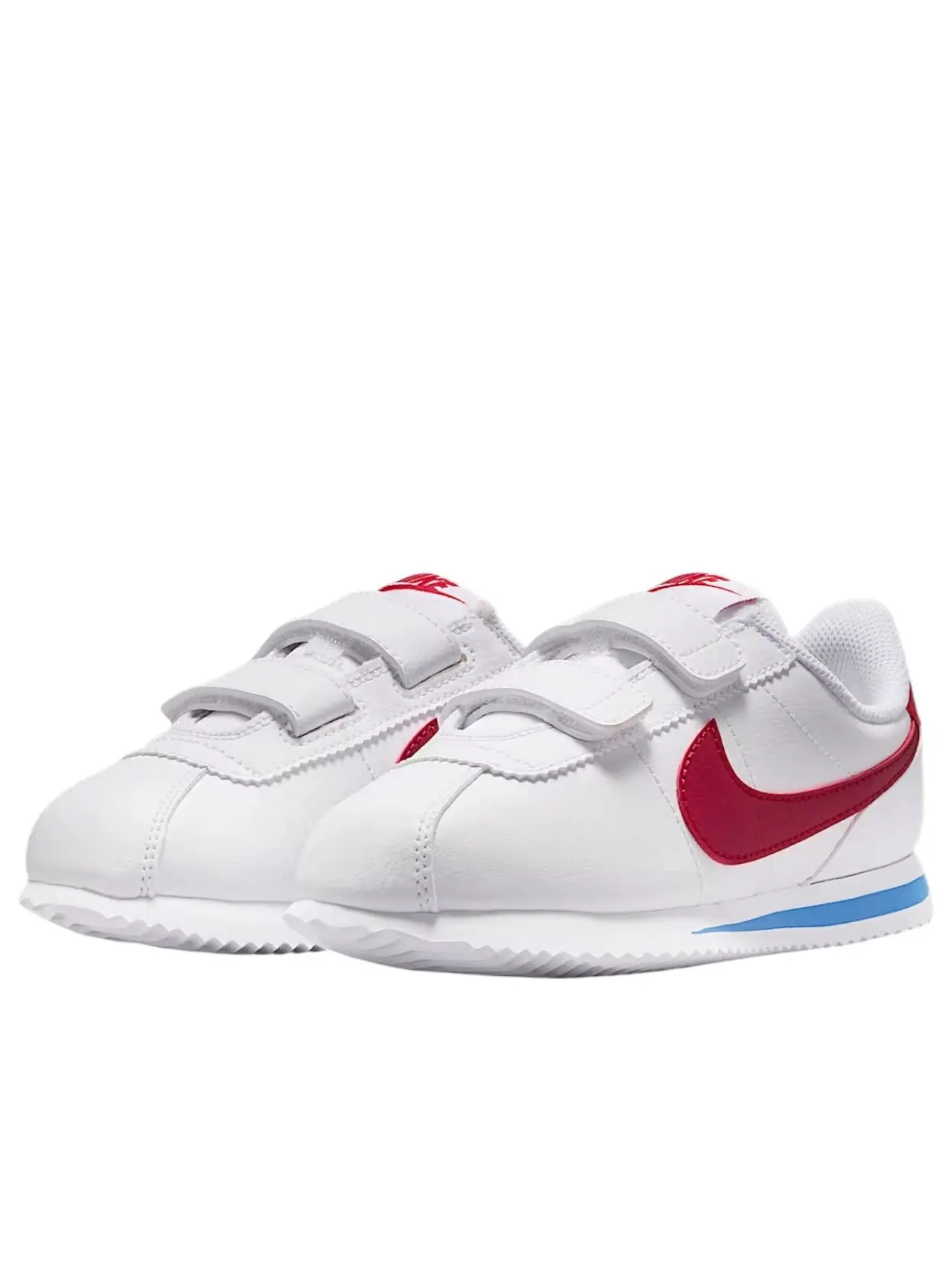 Кроссовки (PS) Nike Cortez 'White Varsity Blue Varsity Red' — изображение 3 из 6, белый