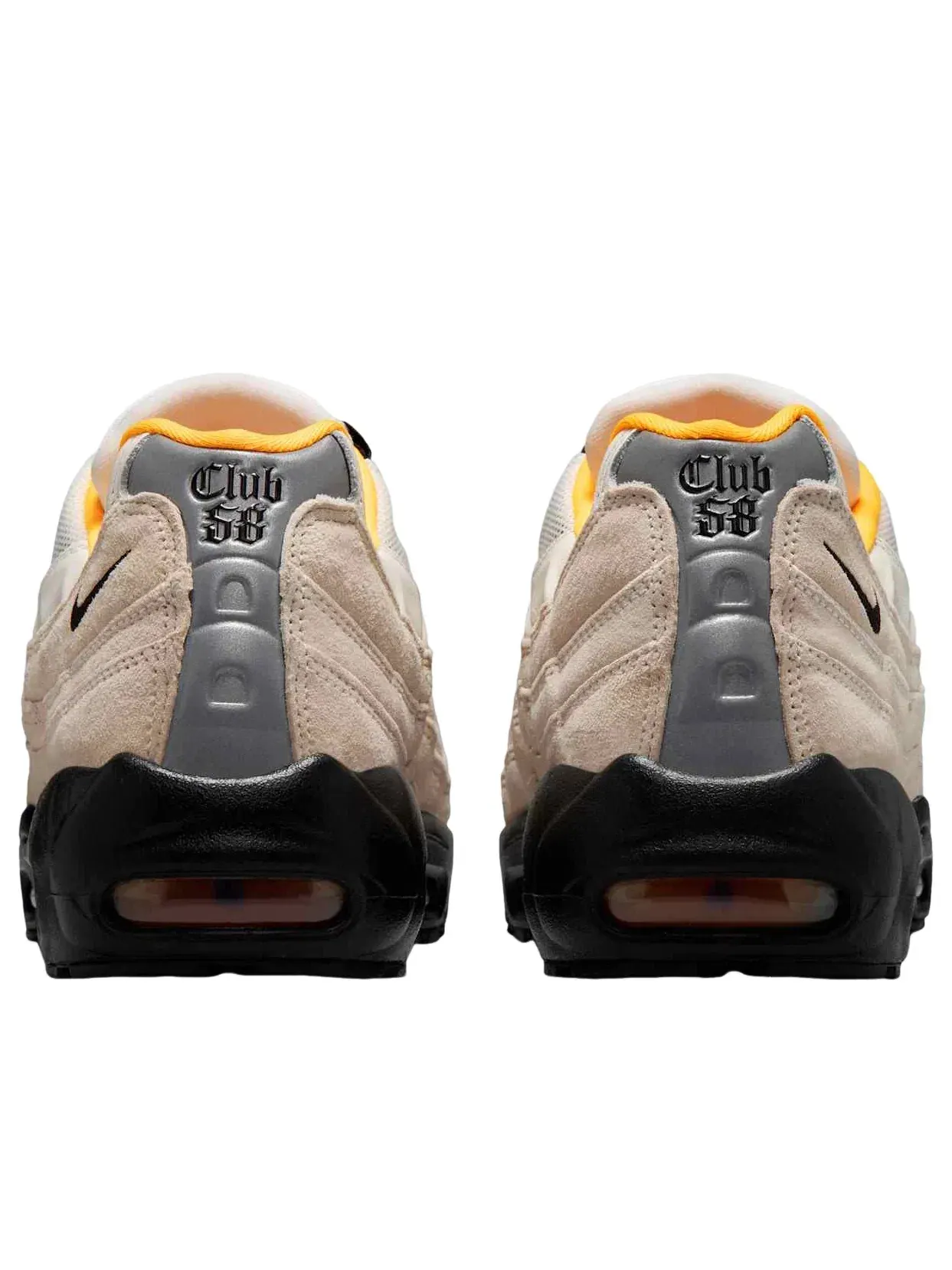 Мужские кроссовки с шершавым замшевым верхом Nike Air Max 95 Club 58 — изображение 3 из 6, бежевый