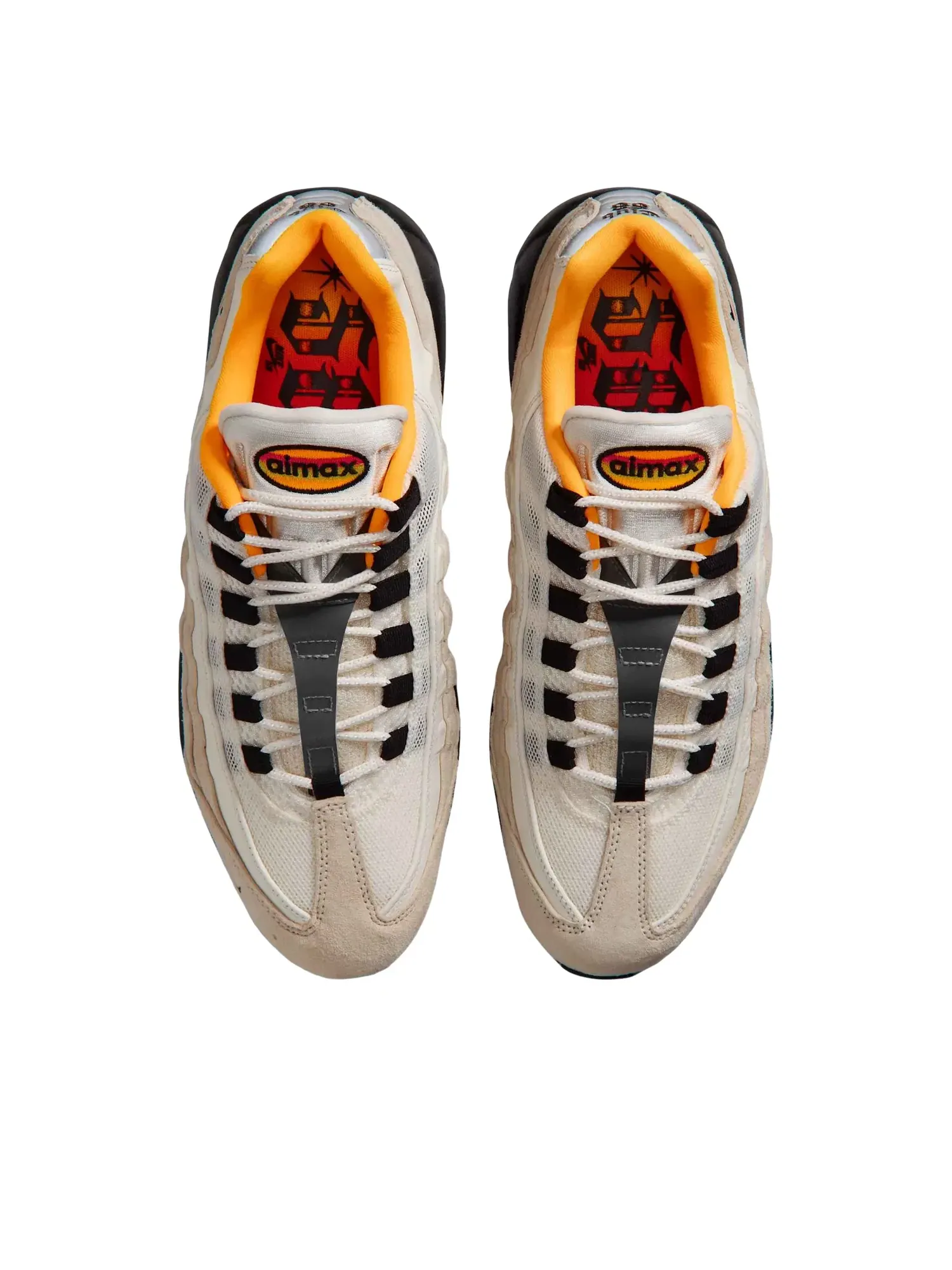 Мужские кроссовки с шершавым замшевым верхом Nike Air Max 95 Club 58 — изображение 4 из 6, бежевый