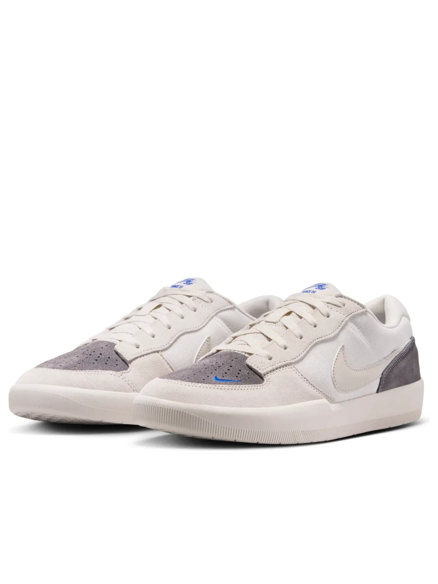 Мужские кроссовки с кожаным верхом и шнуровкой Sb Force 58 Nike — изображение 2 из 6, белый