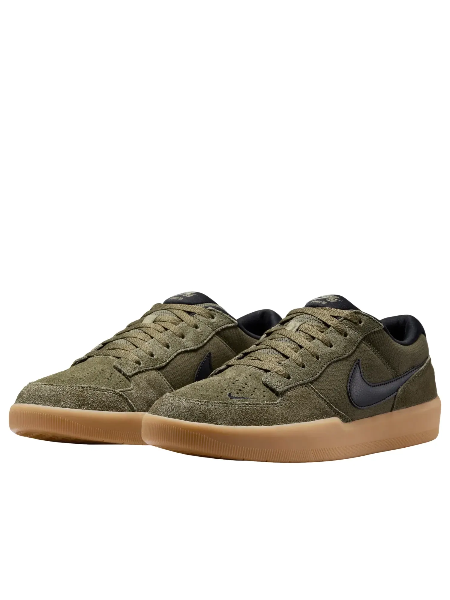Мужские кроссовки для скейтбординга с замшевым верхом Nike SB Force 58 — изображение 4 из 6, оливковый зеленый