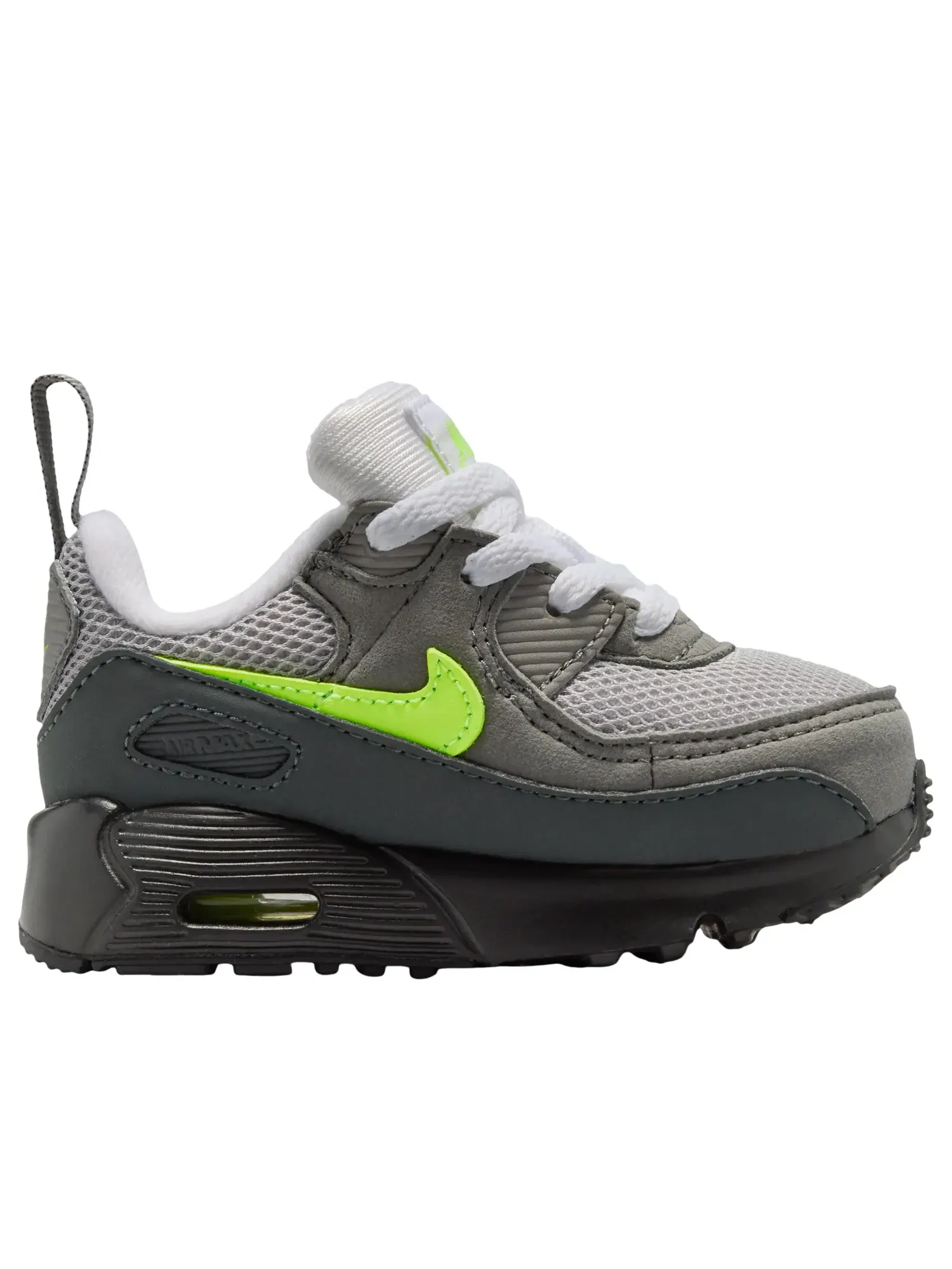 Кроссовки (TD) Nike Air Max 90 'Black Anthracite Neon Yellow' — изображение 2 из 6, черный
