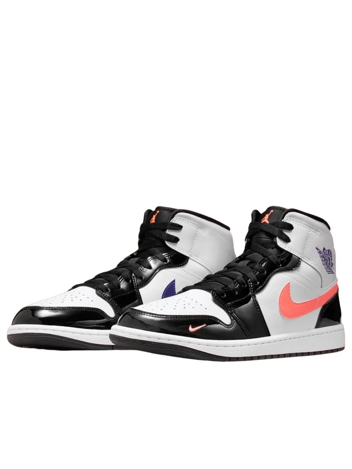 Air Jordan 1 Mid 'Court Purple Bright Mango' — изображение 2 из 5