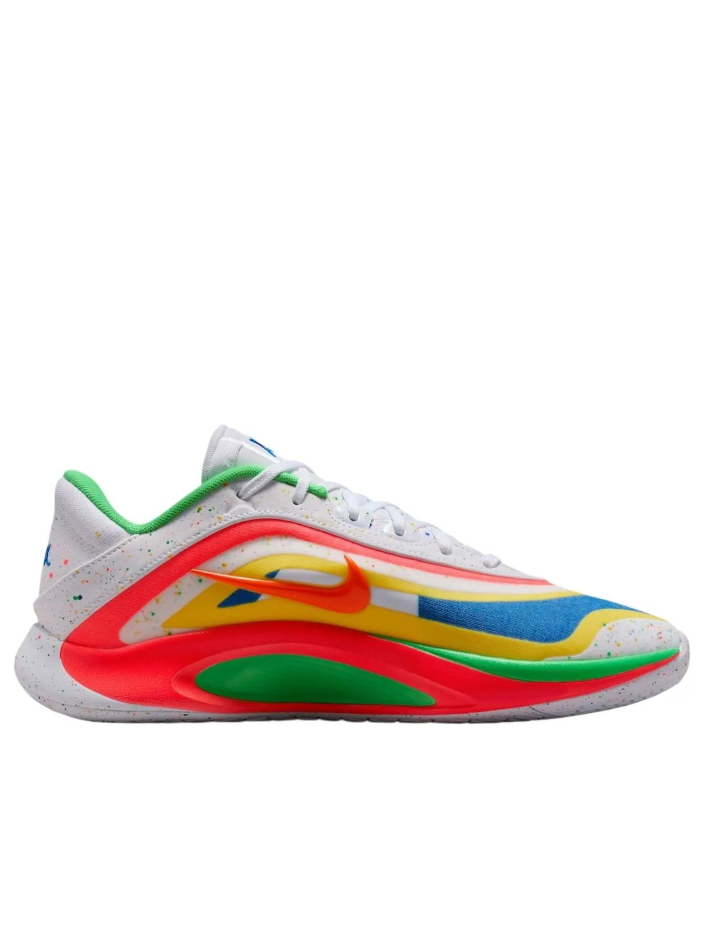 Кроссовки Nike A'One PE 'Multi-Color' — изображение 2 из 6, белый/яркий/оранжевый