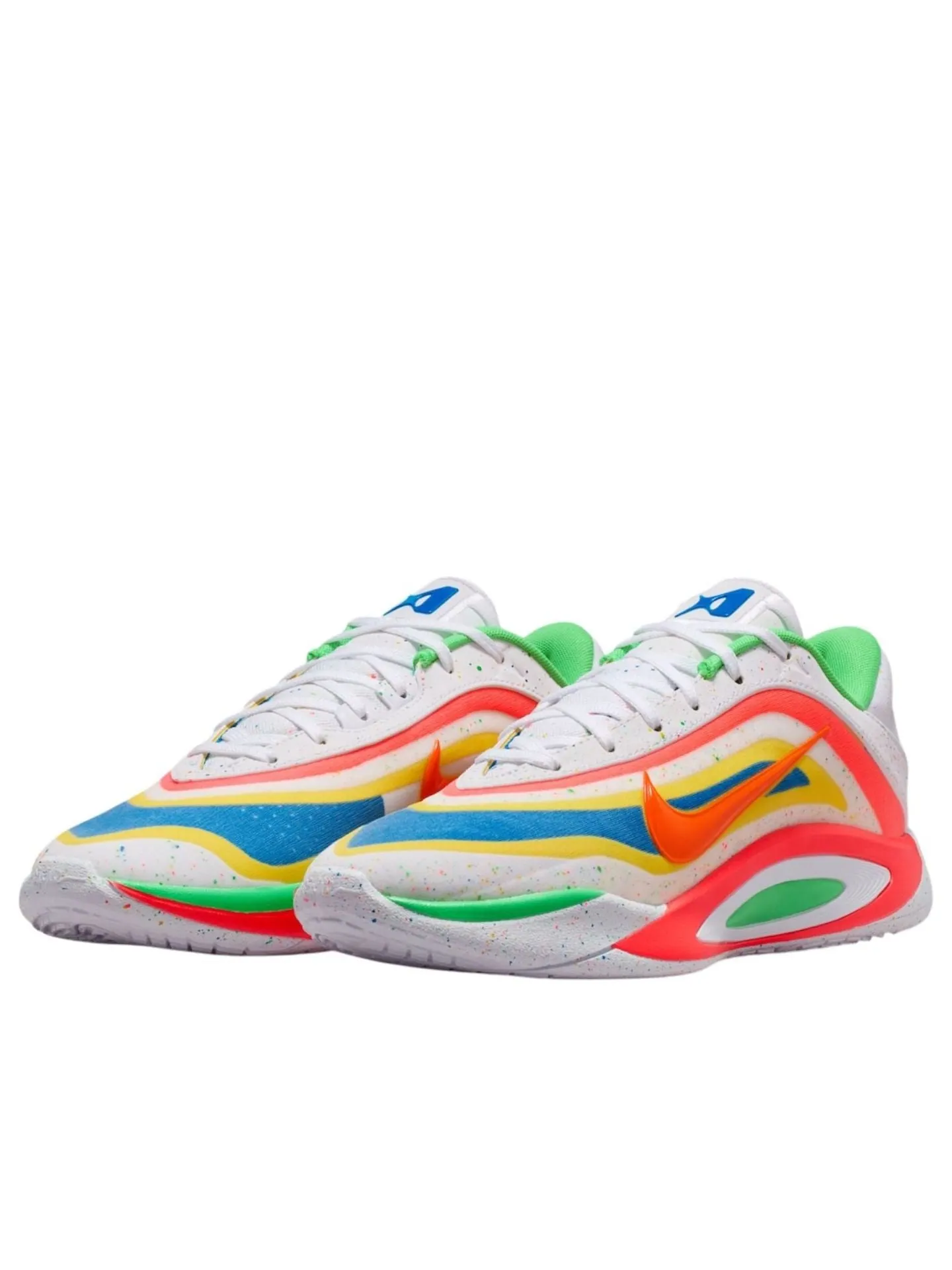 Кроссовки Nike A'One PE 'Multi-Color' — изображение 3 из 6, белый/яркий/оранжевый