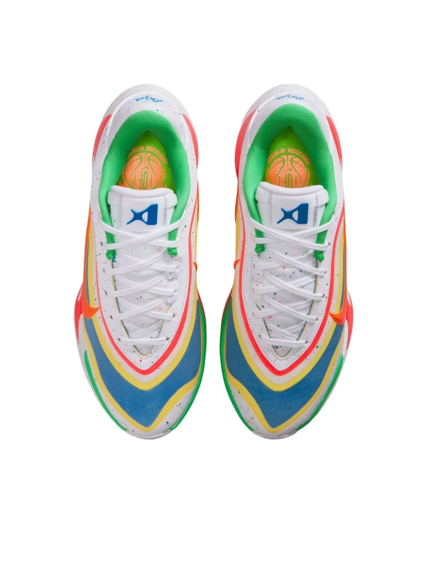Кроссовки Nike A'One PE 'Multi-Color' — изображение 4 из 6, белый/яркий/оранжевый