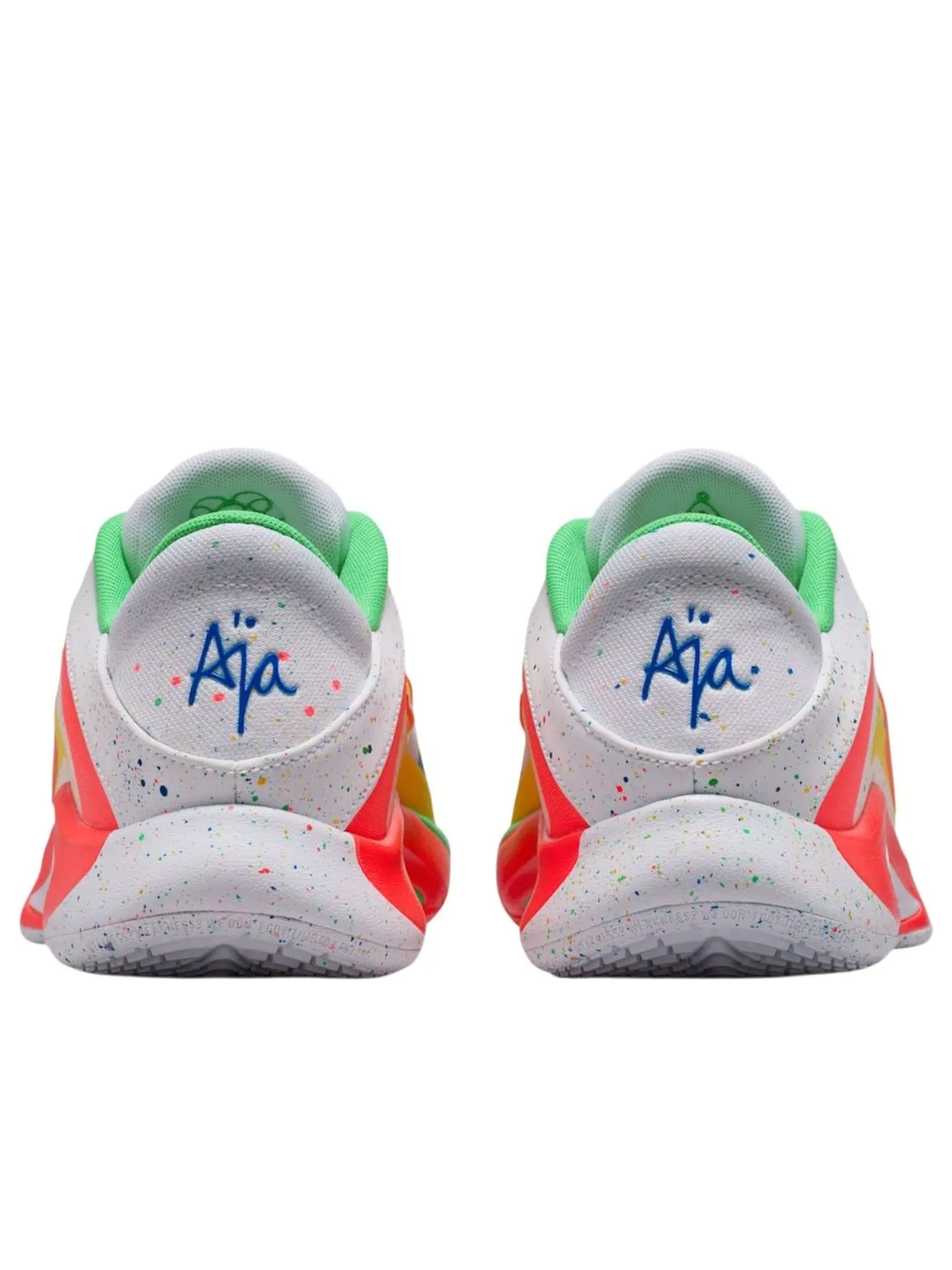 Кроссовки Nike A'One PE 'Multi-Color' — изображение 5 из 6, белый/яркий/оранжевый