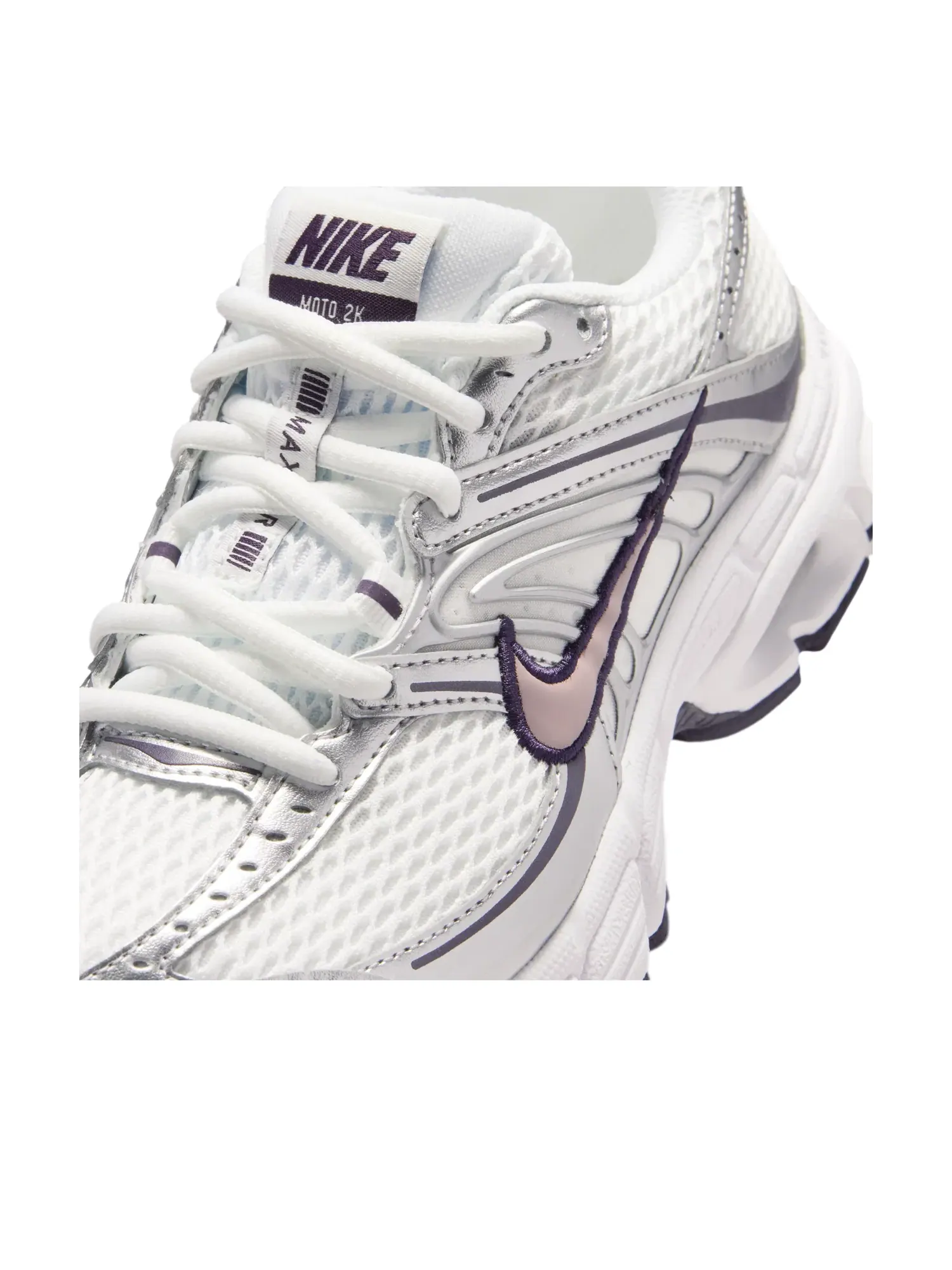 Кроссовки Nike Air Max Moto 2K 'White Metallic Silver Purple' IQ9430-100 — изображение 6 из 7, белый