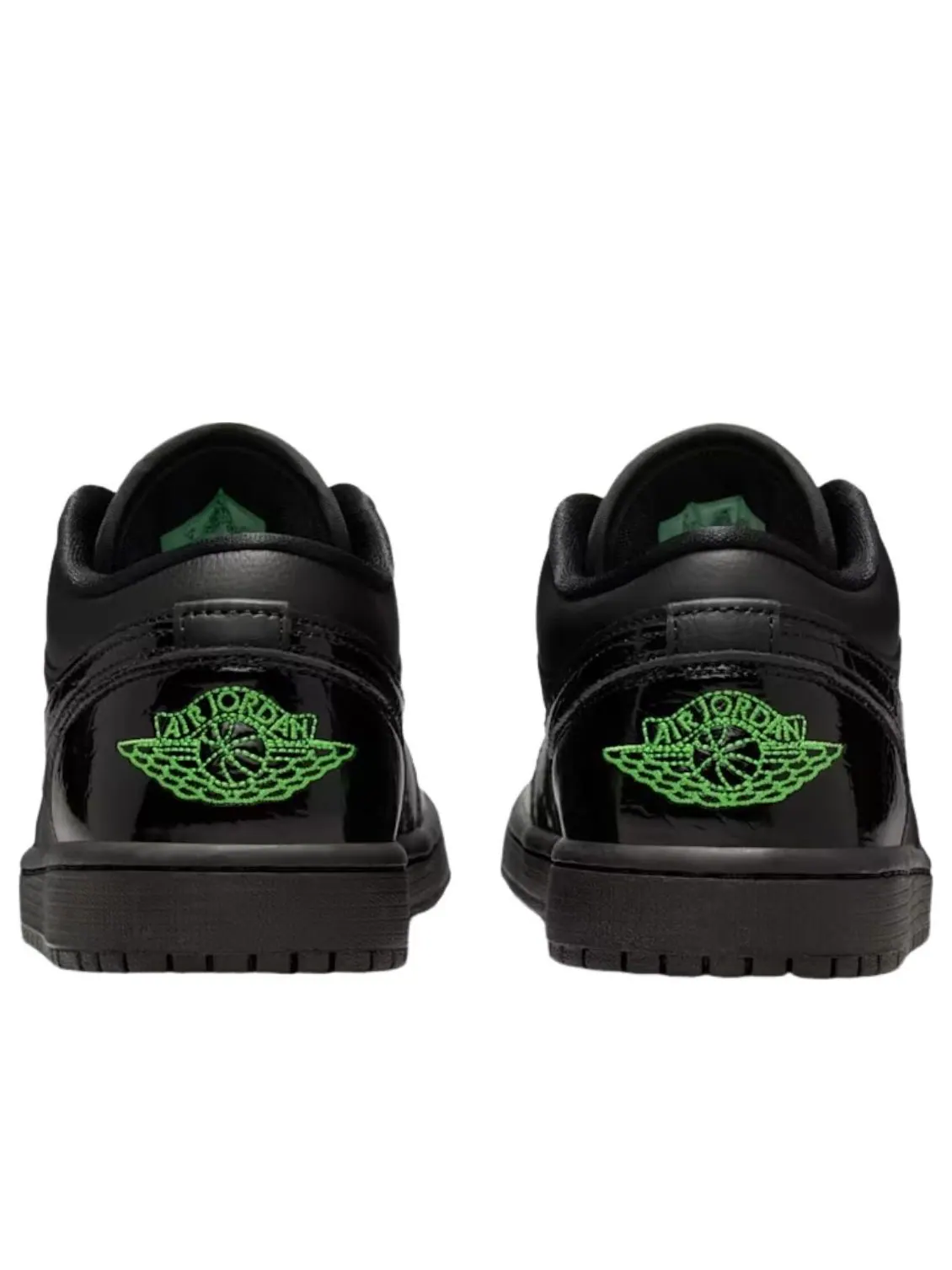 (WMNS) Air Jordan 1 Low 'Black Scream Green' — изображение 4 из 5, черный/зеленый