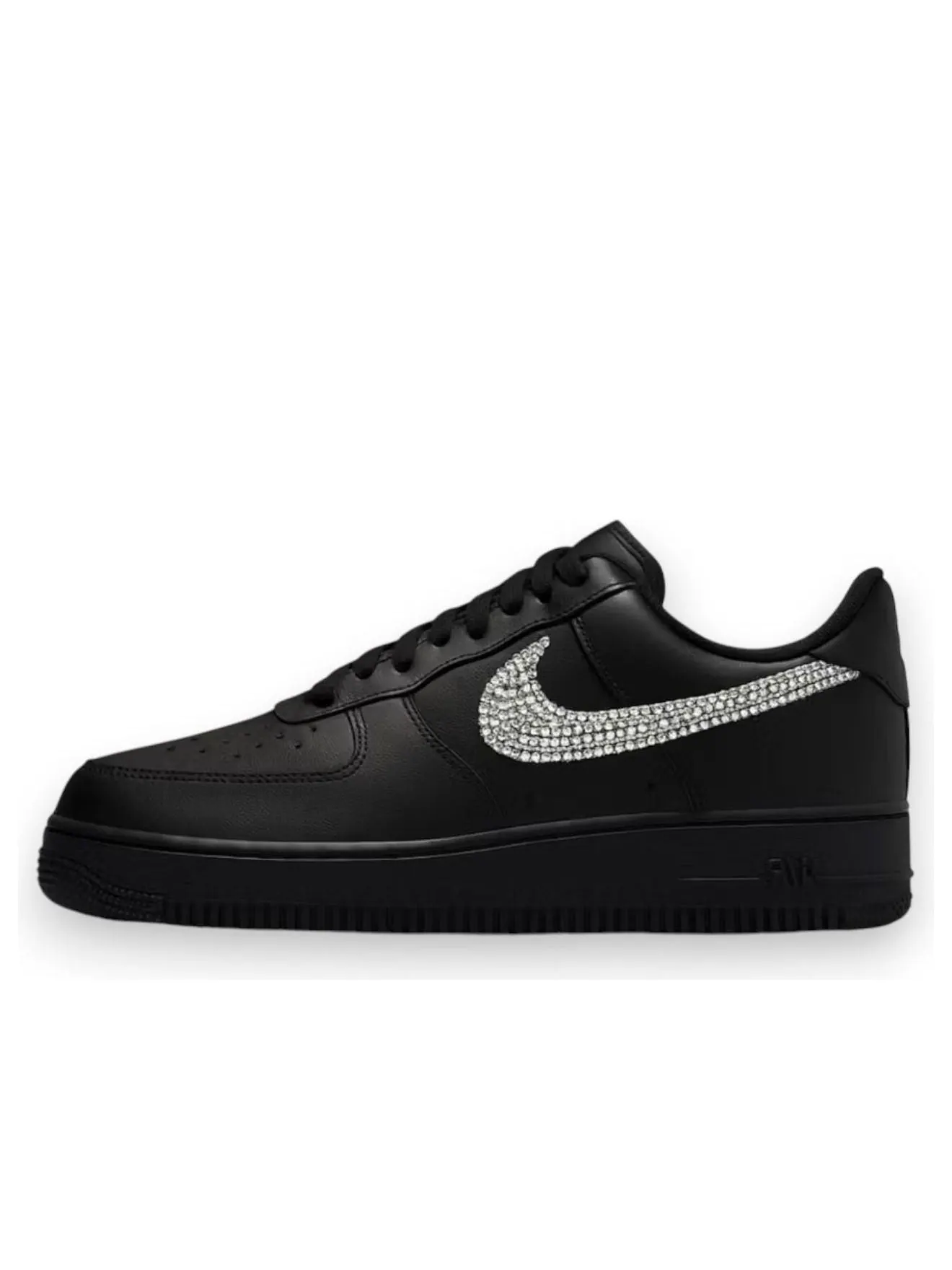 Кроссовки Nike x Ja Morant Air Force 1 Low Luxe 'Black Metallic' — изображение 1 из 1