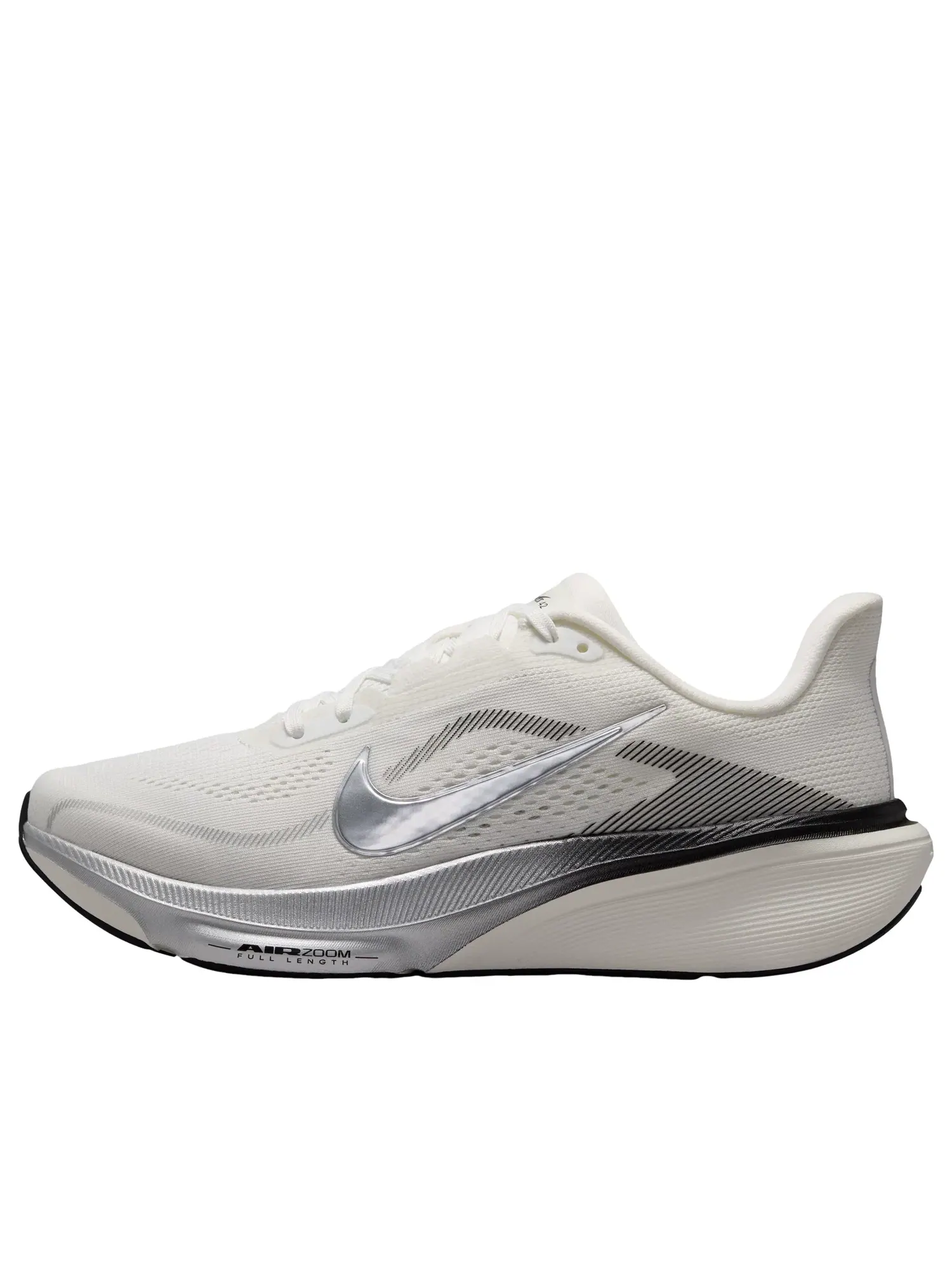 Женские кроссовки для бега с дышащим верхом Nike Air Zoom Pegasus 42 Summit White Metallic Silver — изображение 1 из 7, белый