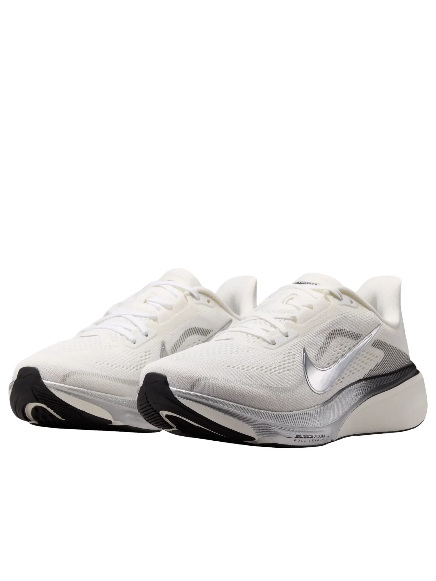 Женские кроссовки для бега с дышащим верхом Nike Air Zoom Pegasus 42 Summit White Metallic Silver — изображение 4 из 7, белый
