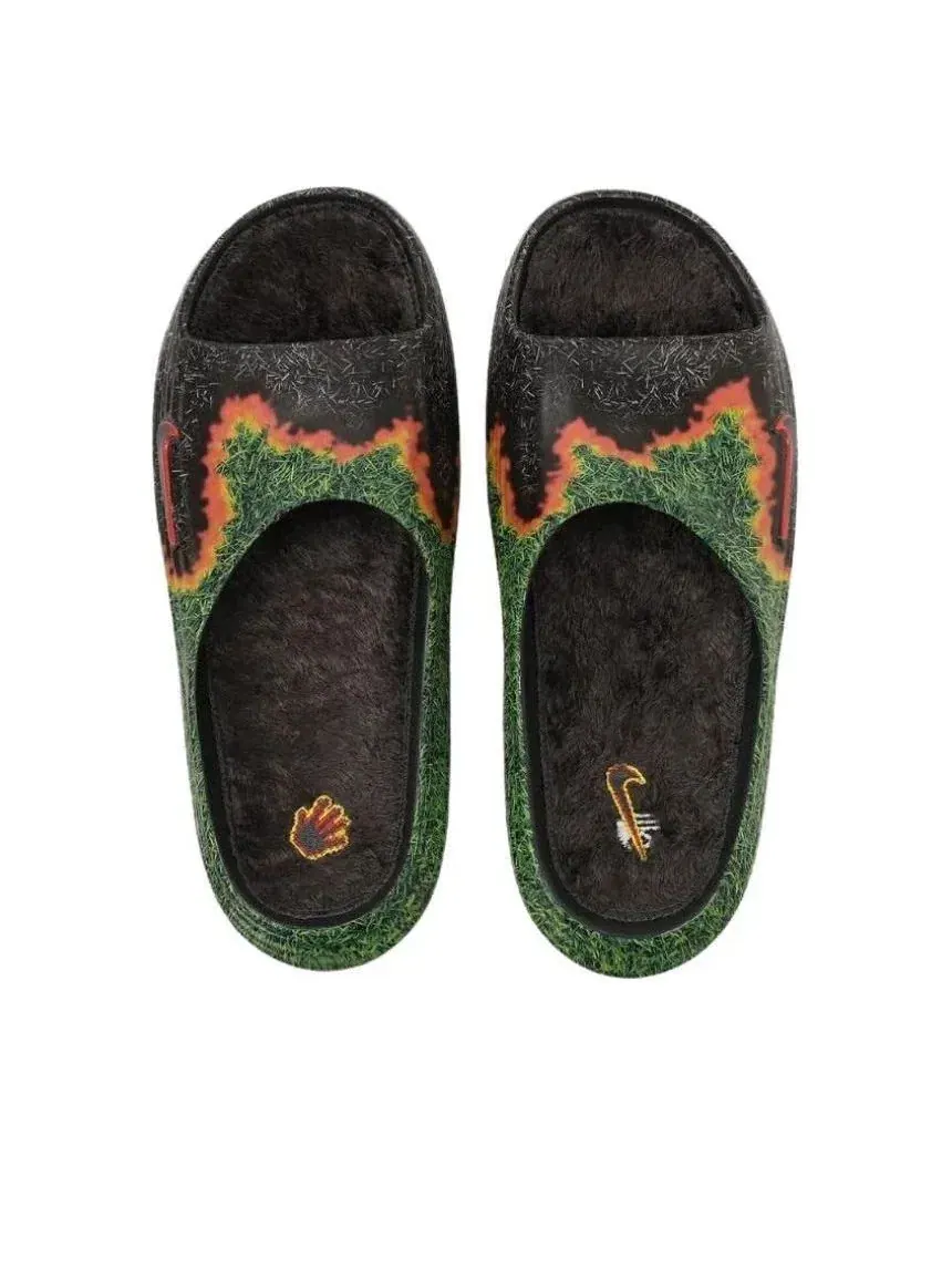 Шлепанцы Nike x Swoosh ReactX Rejuven8 Slide 'Touch Grass' IR0459-001 — изображение 3 из 6, черный