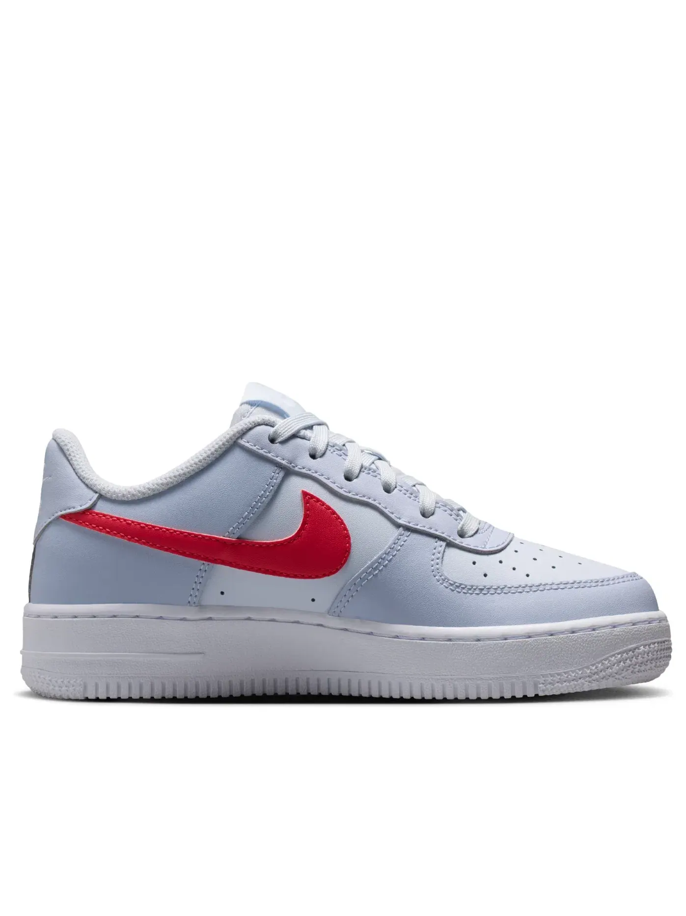 Детские кроссовки Nike Air Force 1 Football Grey Ghost Tropical Pink — изображение 2 из 7, серый