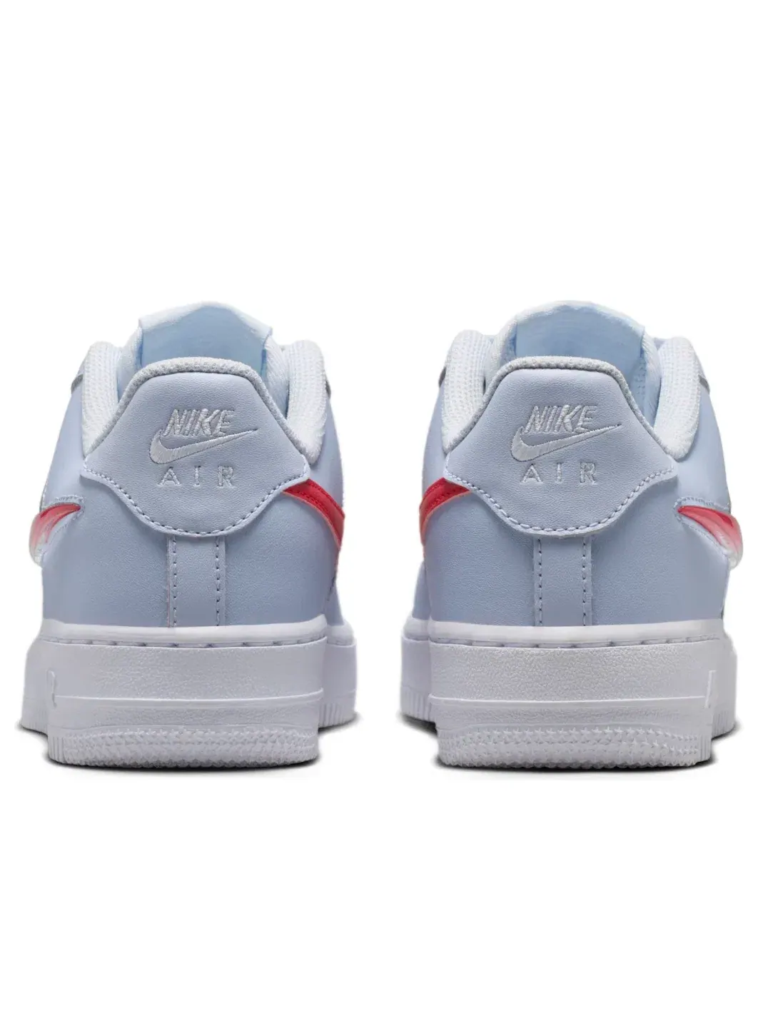 Детские кроссовки Nike Air Force 1 Football Grey Ghost Tropical Pink — изображение 4 из 7, серый