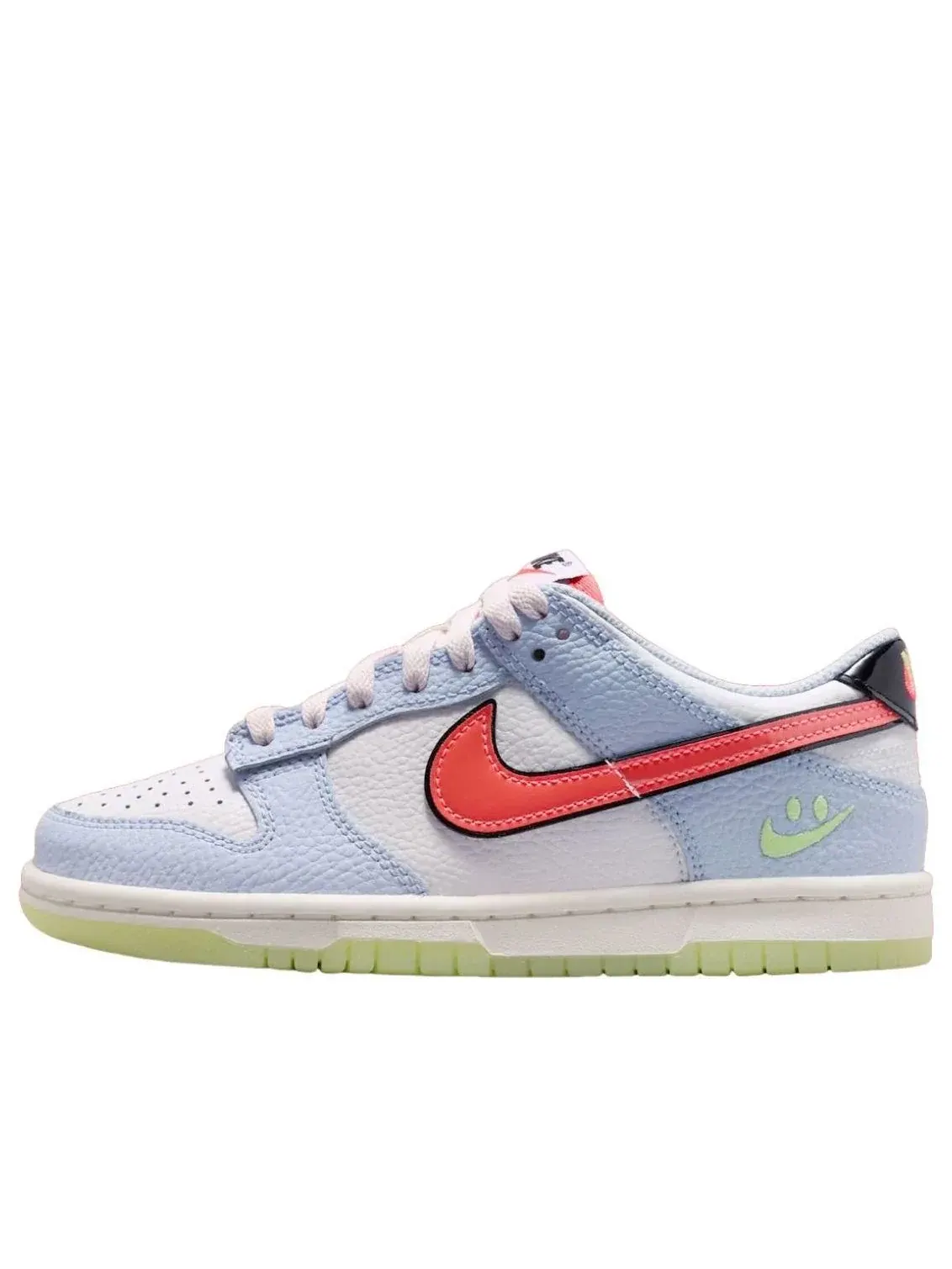 Кроссовки (GS) Nike Dunk Low 'Smiley Swoosh' — изображение 1 из 5, белый