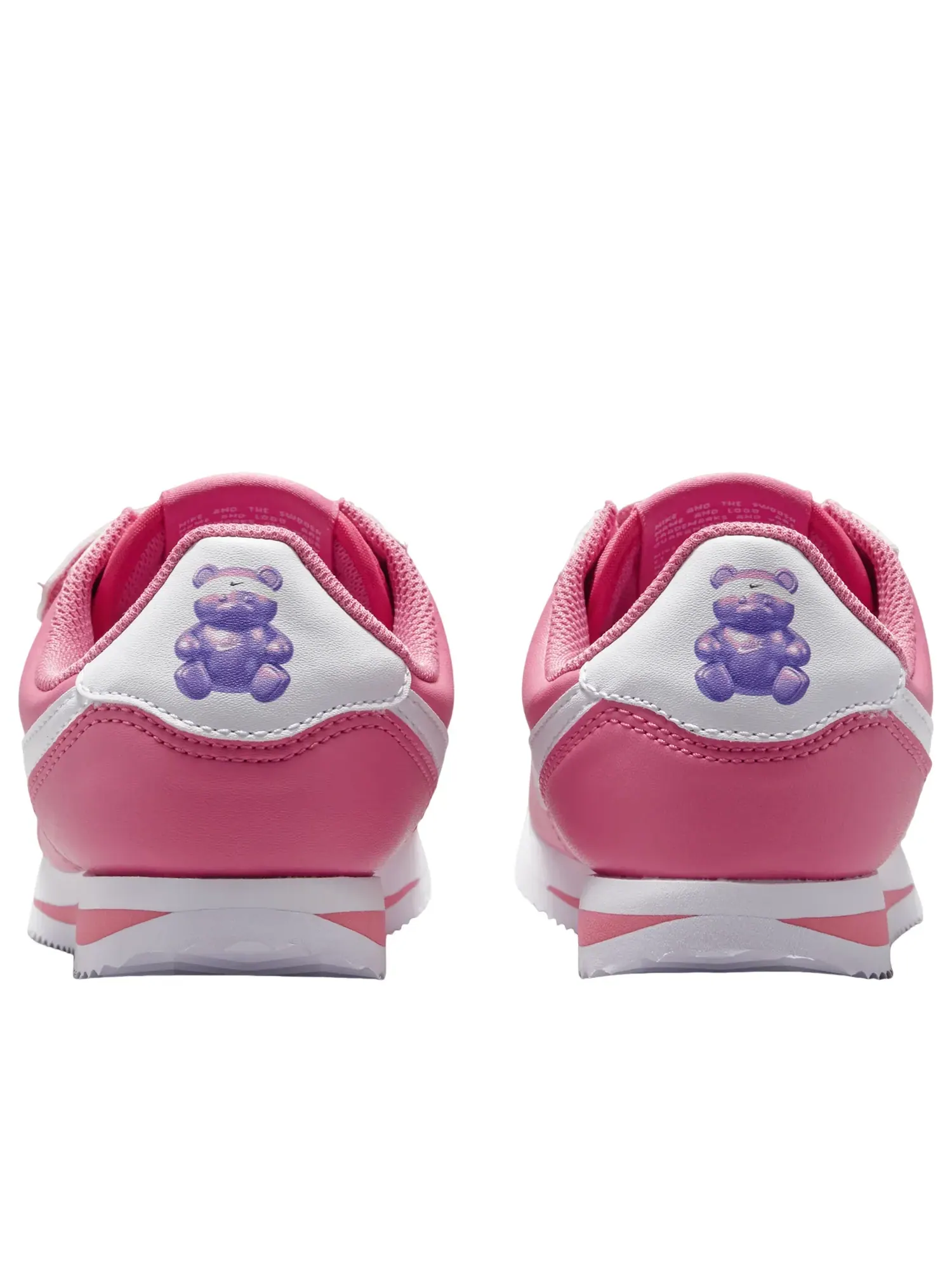 Кроссовки (PS) Nike Cortez 'Peony White' — изображение 3 из 6, розовый