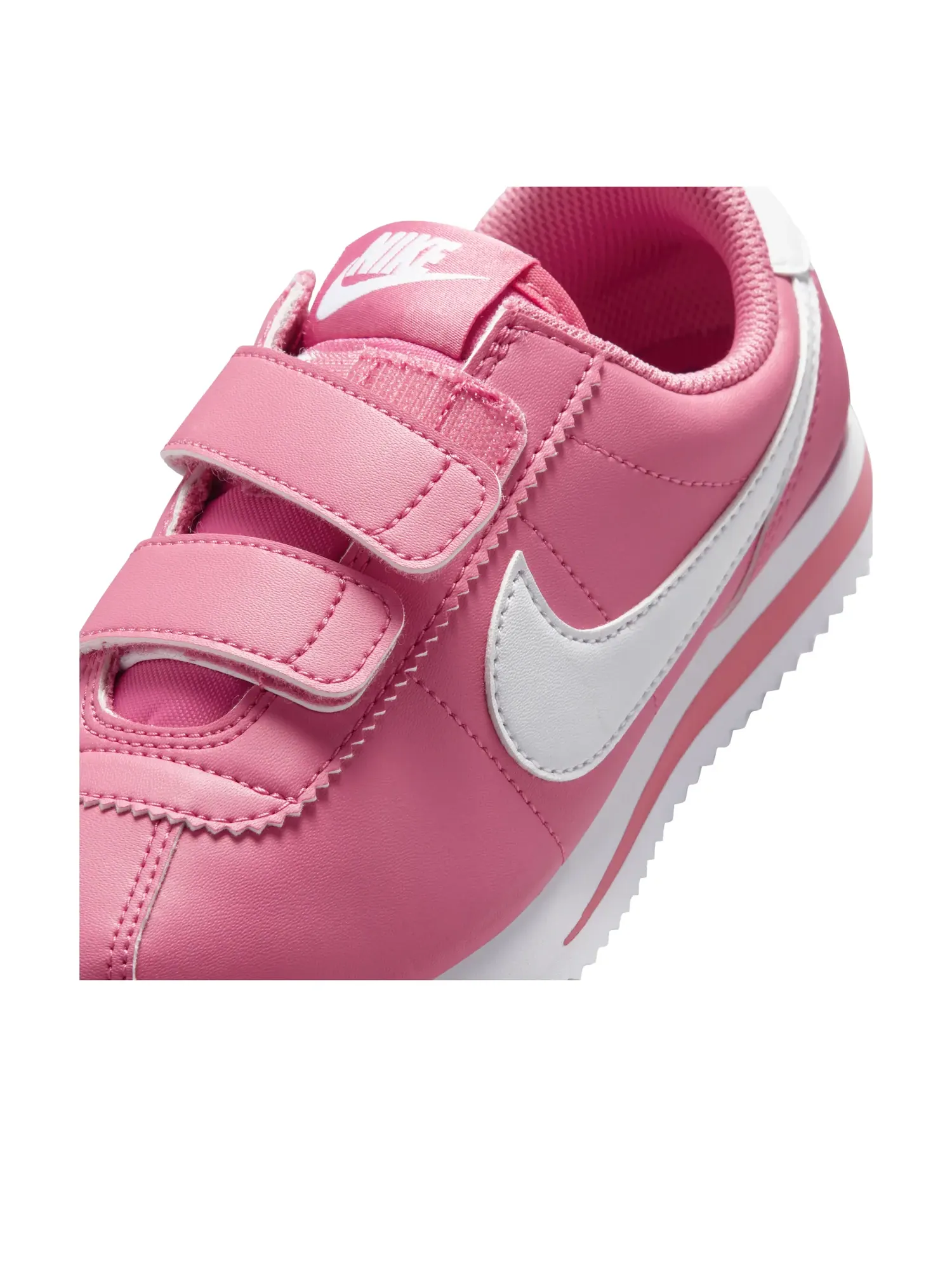 Кроссовки (PS) Nike Cortez 'Peony White' — изображение 5 из 6, розовый