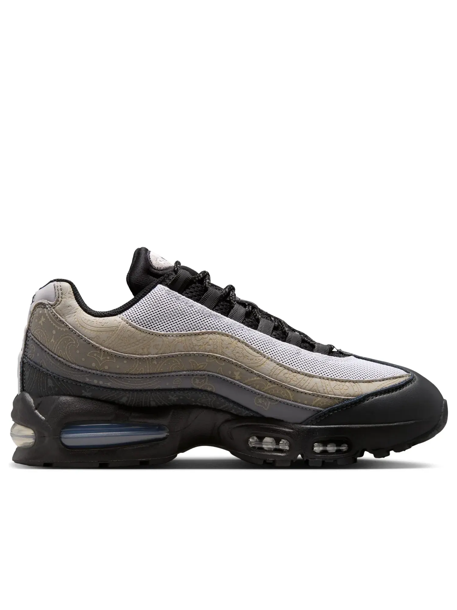 Кроссовки Nike Air Max 95 Big Bubble 'Pearl Grey Light Charcoal' IR0802-100 — изображение 2 из 6, бежевый