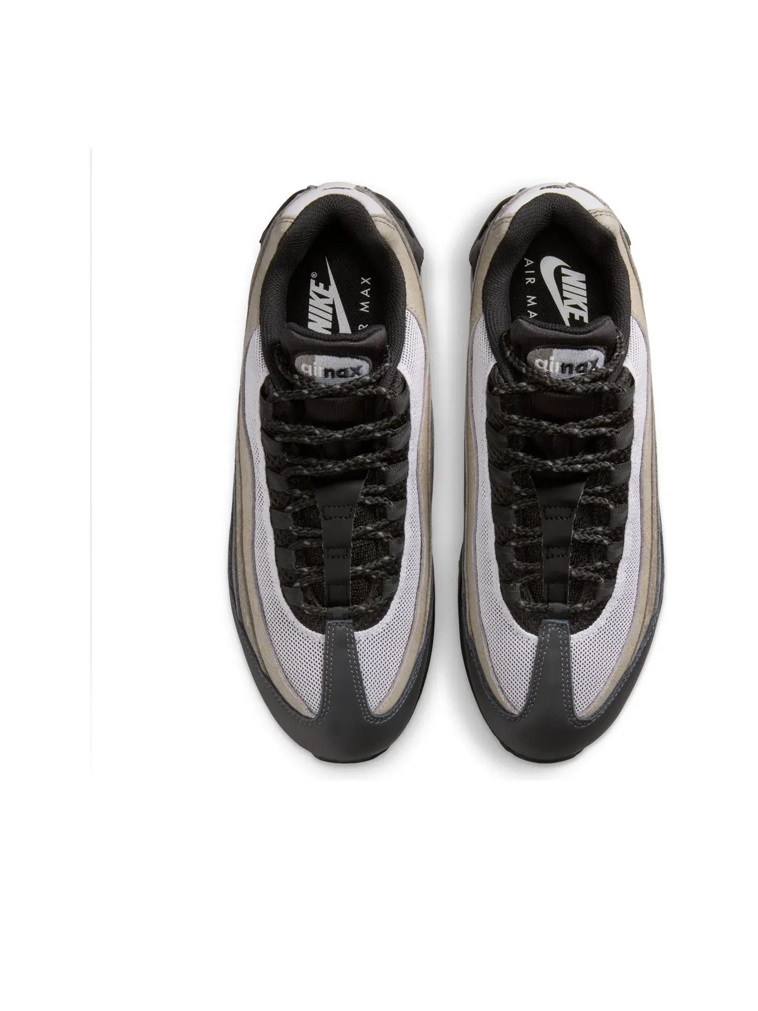Кроссовки Nike Air Max 95 Big Bubble 'Pearl Grey Light Charcoal' IR0802-100 — изображение 3 из 6, бежевый