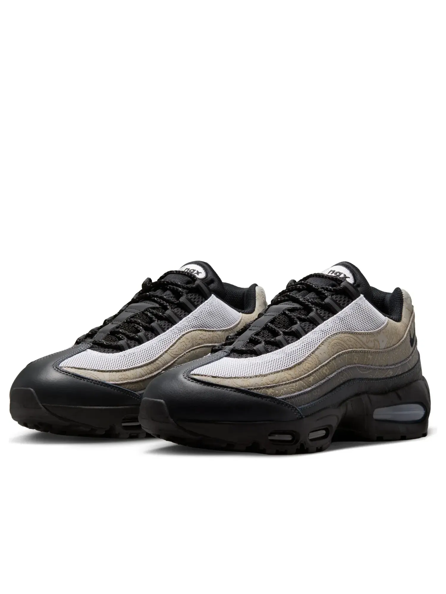 Кроссовки Nike Air Max 95 Big Bubble 'Pearl Grey Light Charcoal' IR0802-100 — изображение 4 из 6, бежевый